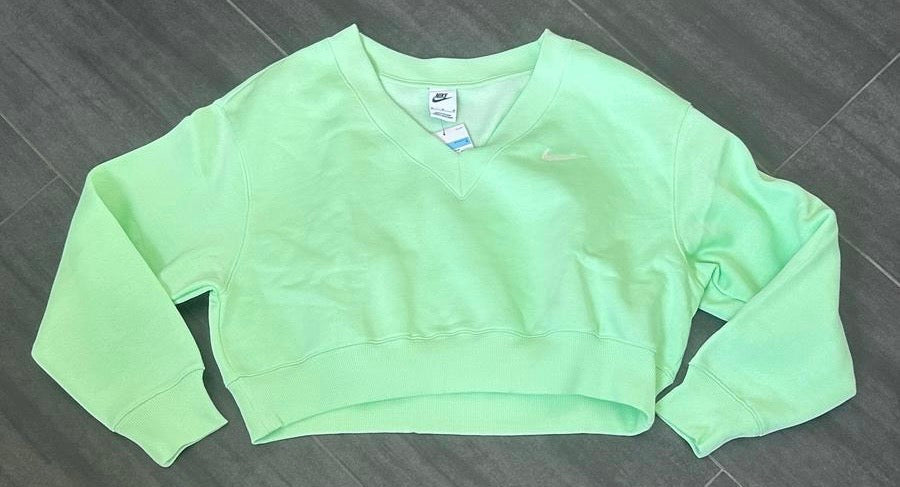 Nike Frauen Pulli in hellgrün, Größe M