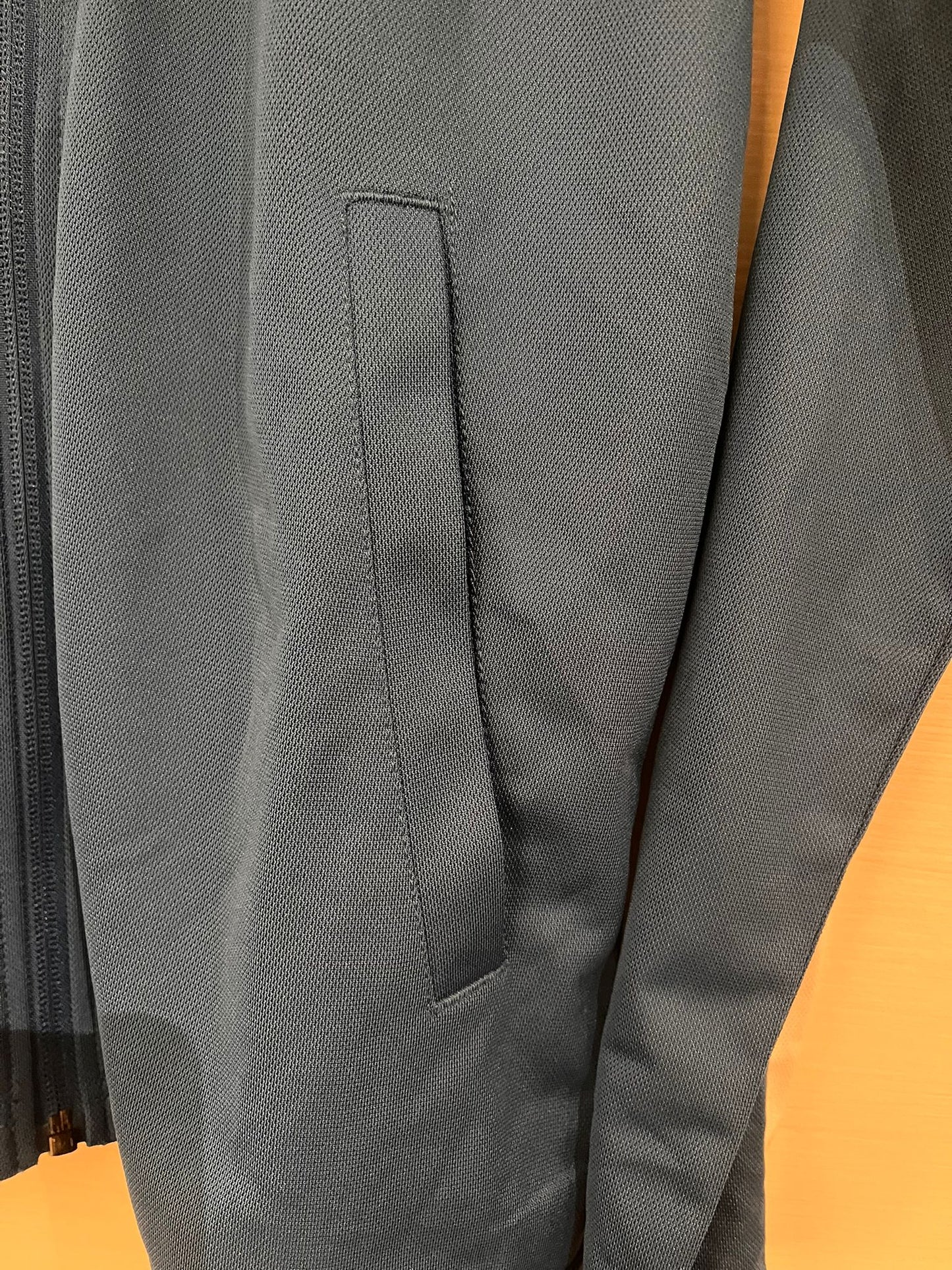 Nike Trainingsjacke blau/weiss mit hellblauem Logo, Größe M
