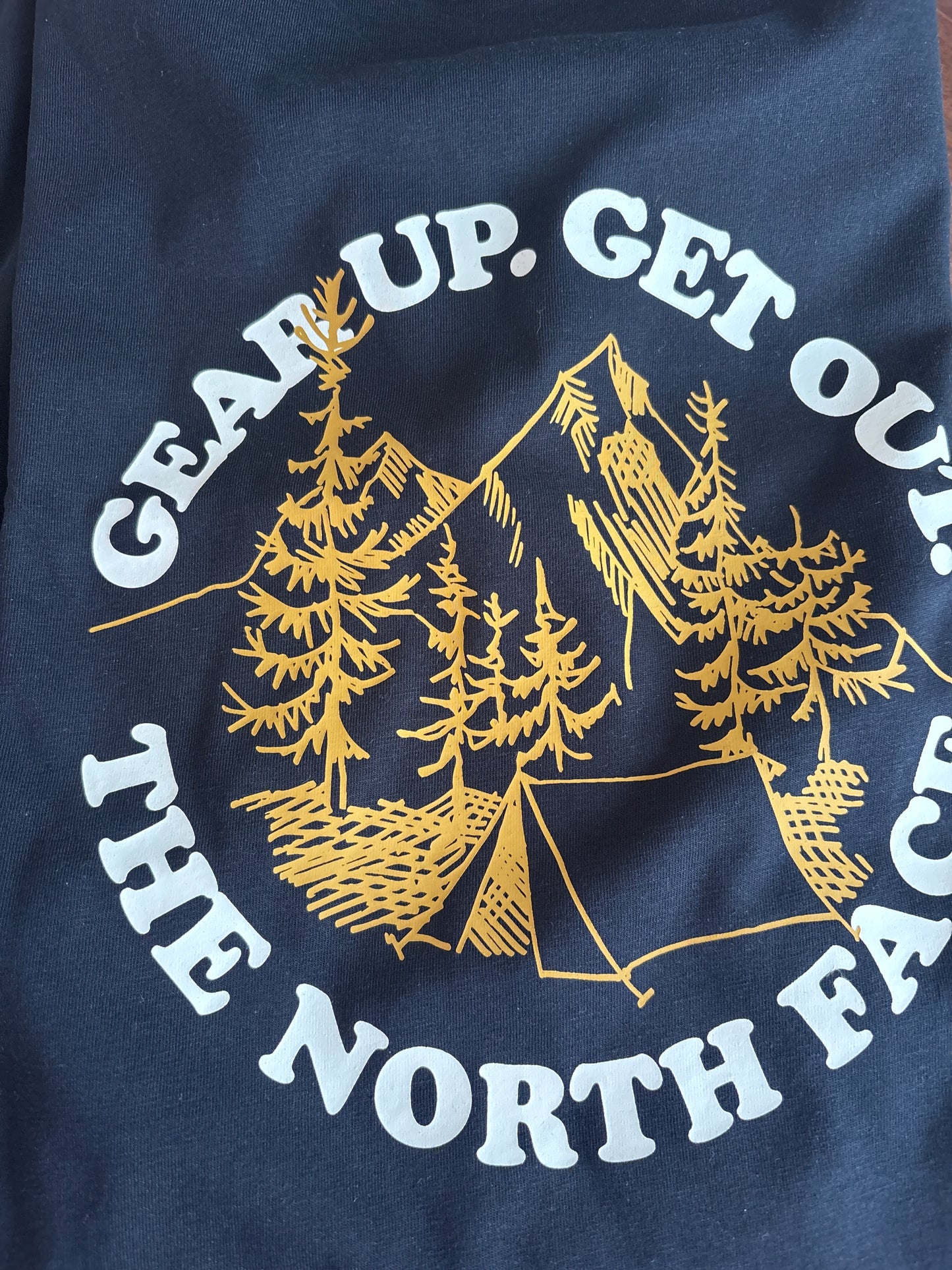 North Face Shirt in schwarz/Muster, Grösse wählbar