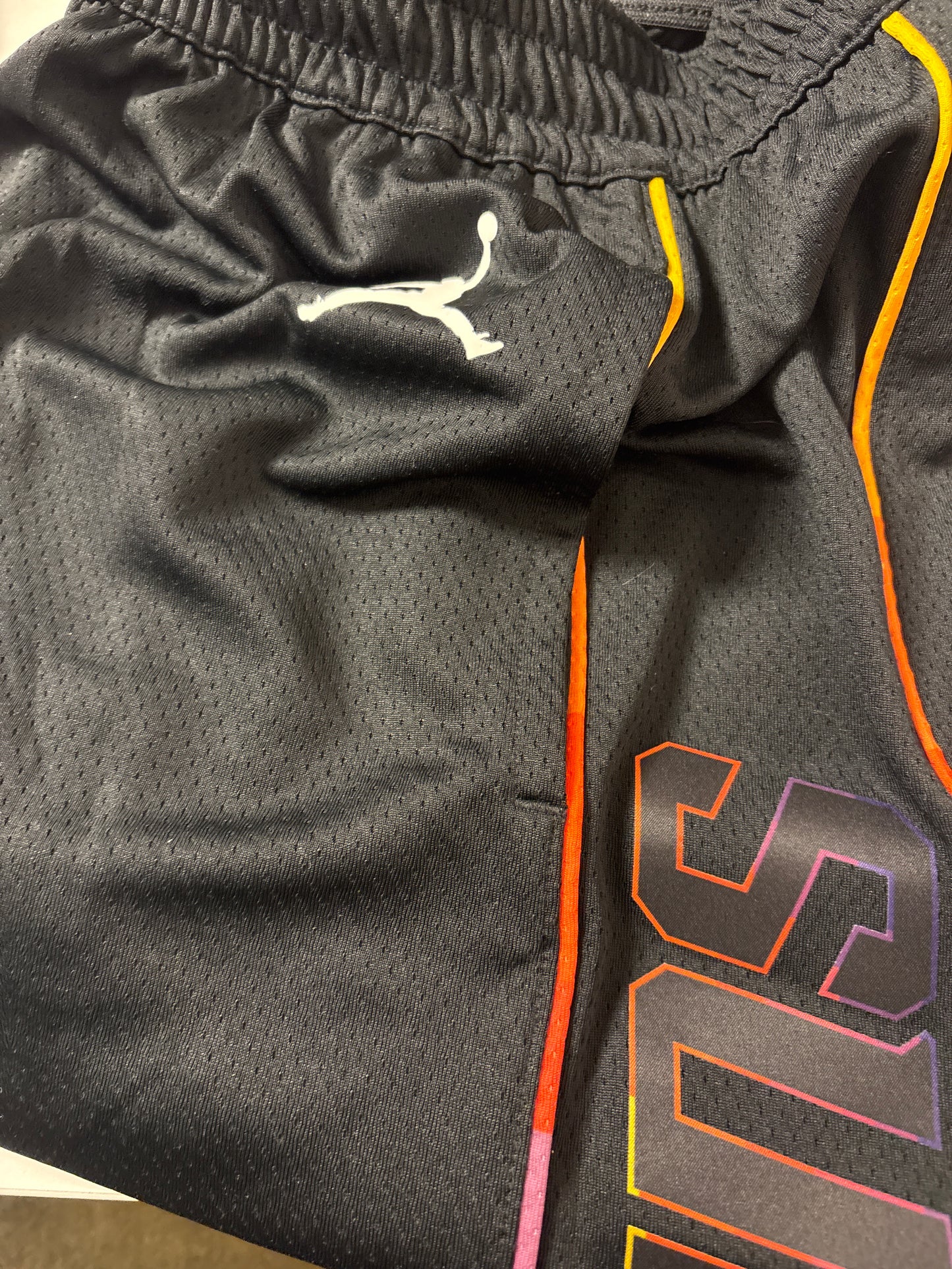 Nike NBA kurze Hose Phoenix Suns, Größe wählbar in schwarz/weiss/orange
