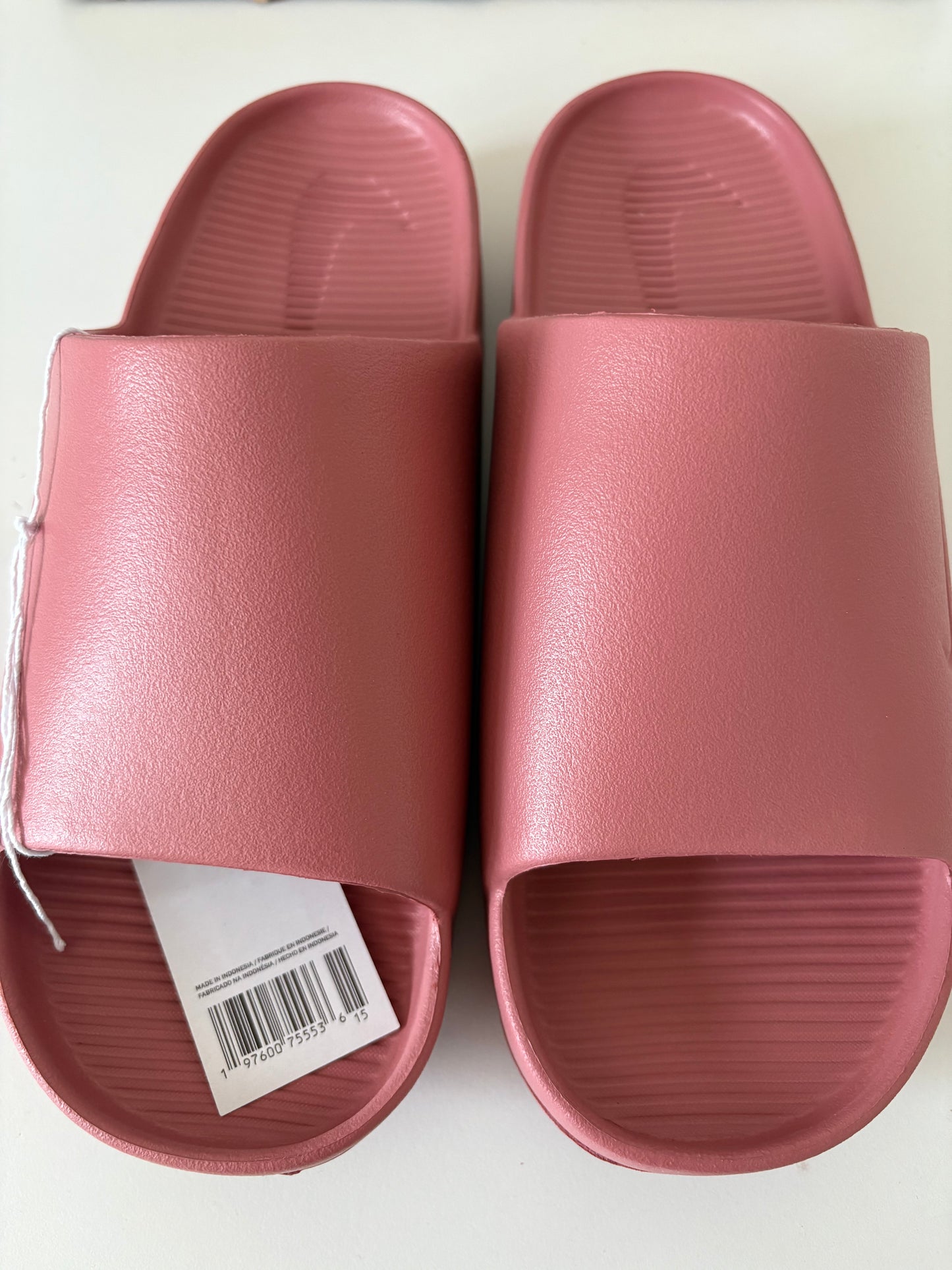Nike Badelatschen Calm Slide, Größe 44,5 , Farbe altrosa
