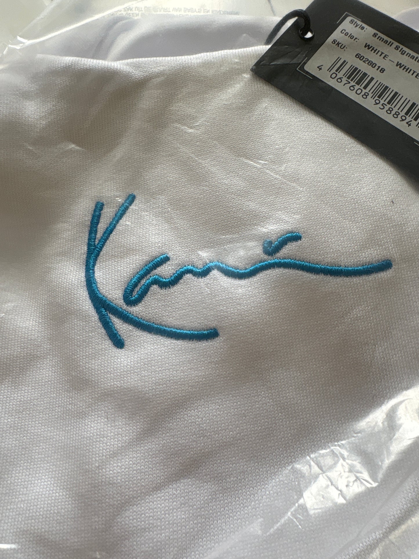 Karl Kani Hoodie, Größe M in weiss