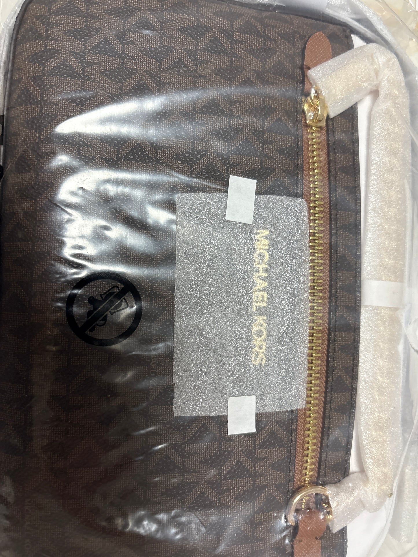 Michael Kors Jet Set Travel Crossbody Tasche in braun