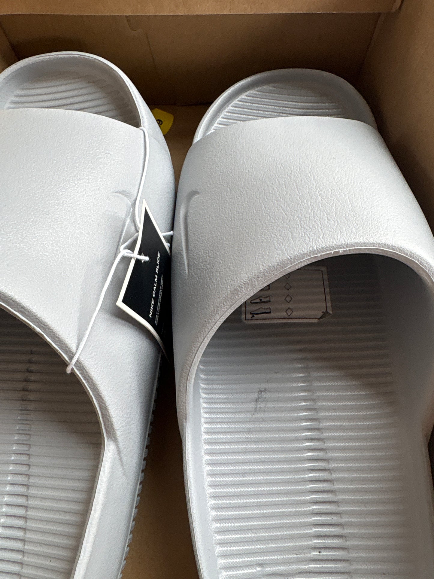 Nike Badelatschen Calm Slide, Größe wählbar , Farbe grau