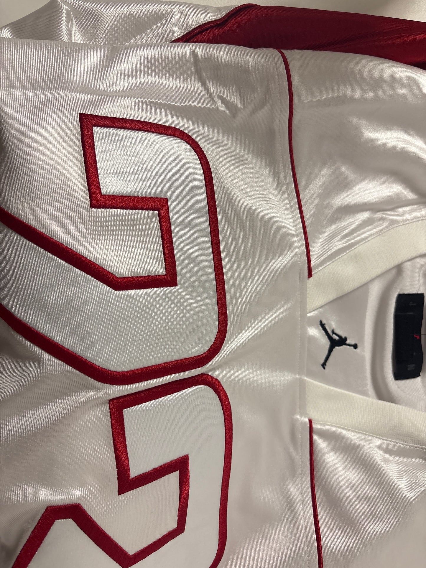 Nike Jordan Shirt, Größe wählbar weiss/rot