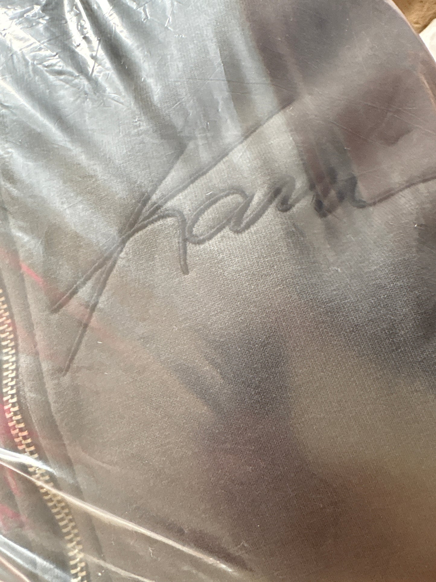 Karl Kani Joggingjacke, Größe M in dunkelgrau