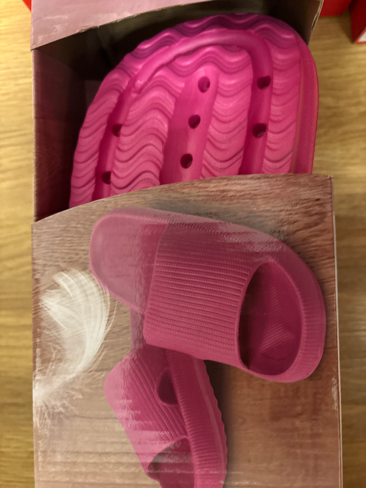 Wolken Slipper in pink, Größe wählbar