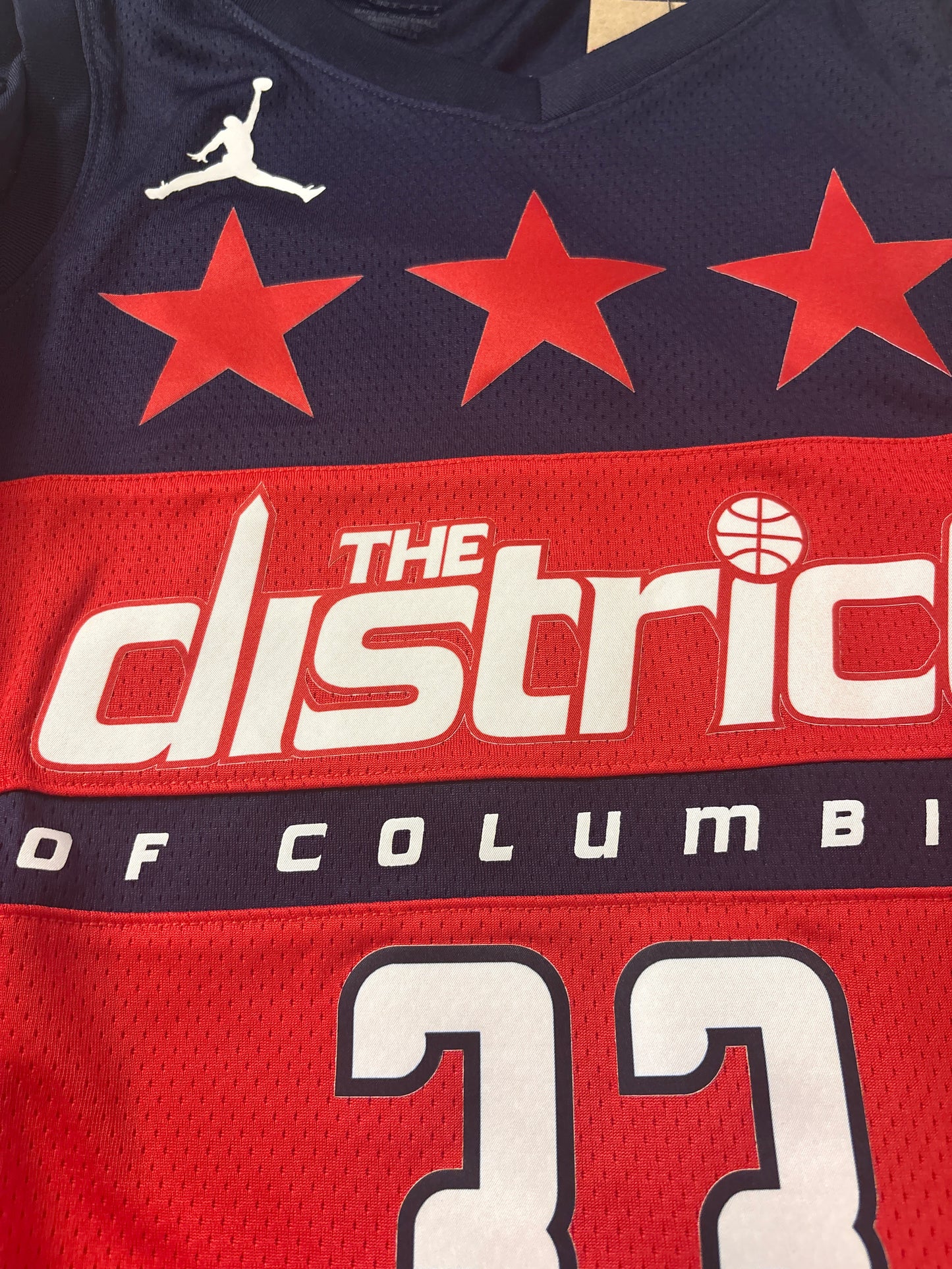 Nike NBA Trikot Washington Wizards, Größe L in blau/rot