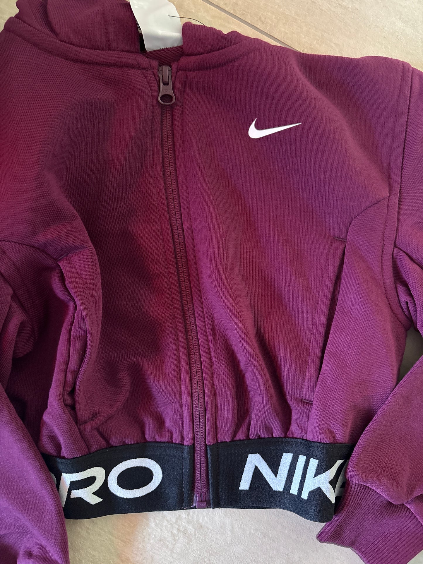 Nike Jacke Kinder weinrot, Nike Pro, Größe wählbar