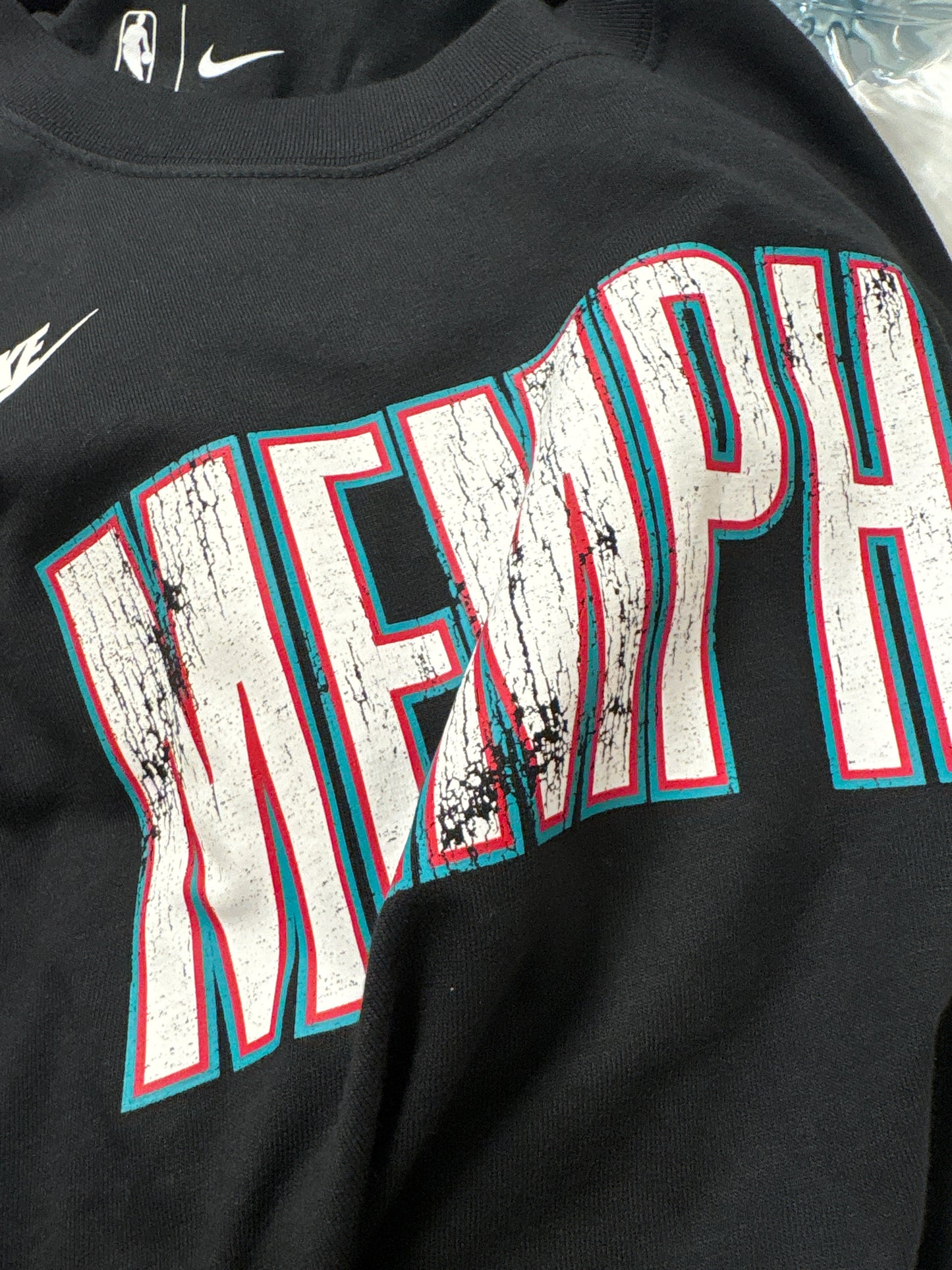 Nike NBA Langarmshirt Memphis Grizzlys, Größe wählbar in schwarz/weiss