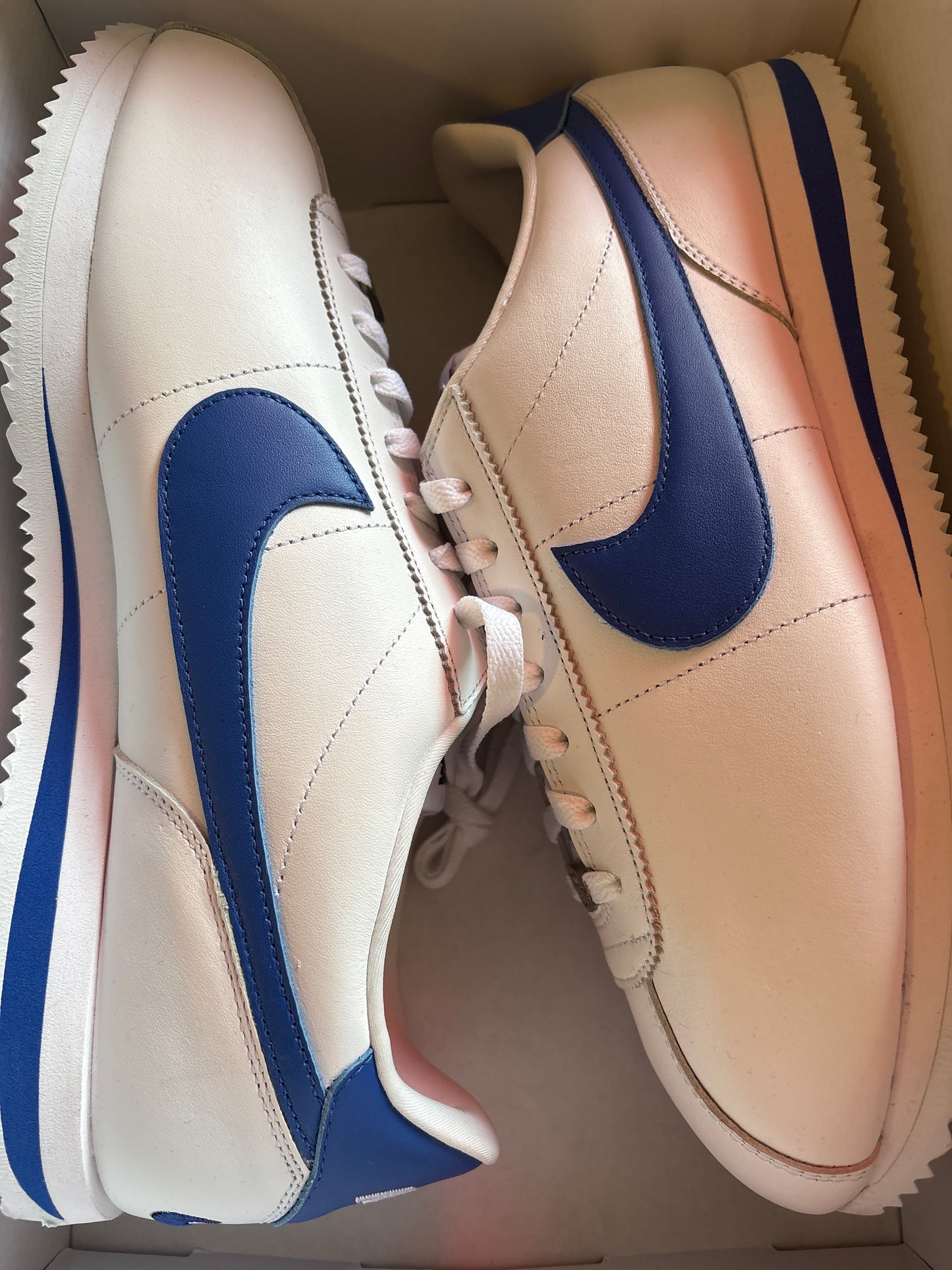 Nike Cortez blau/weiss, Größe wählbar