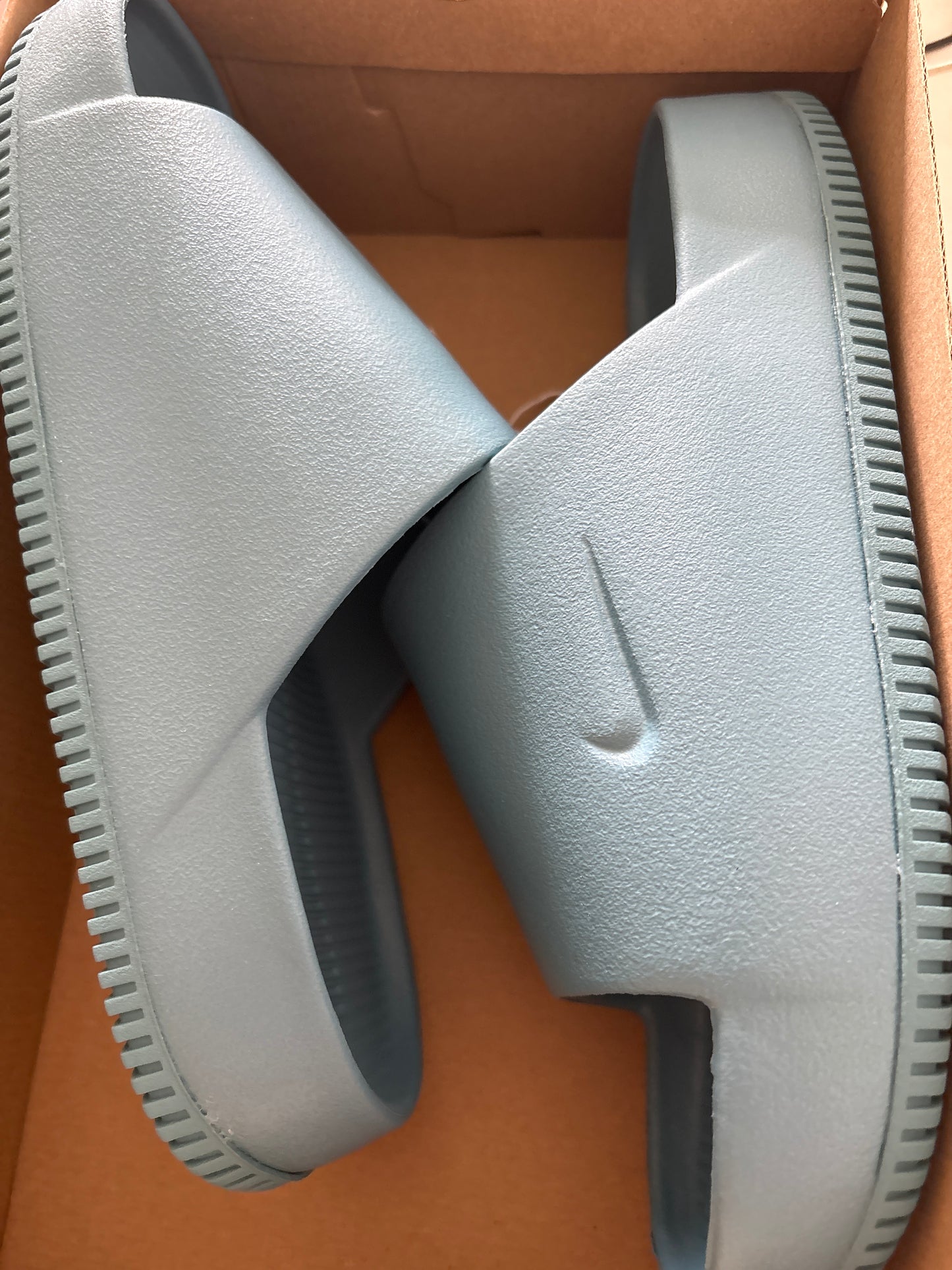 Nike Badelatschen Calm Slide, Größe 44 , Farbe petrol