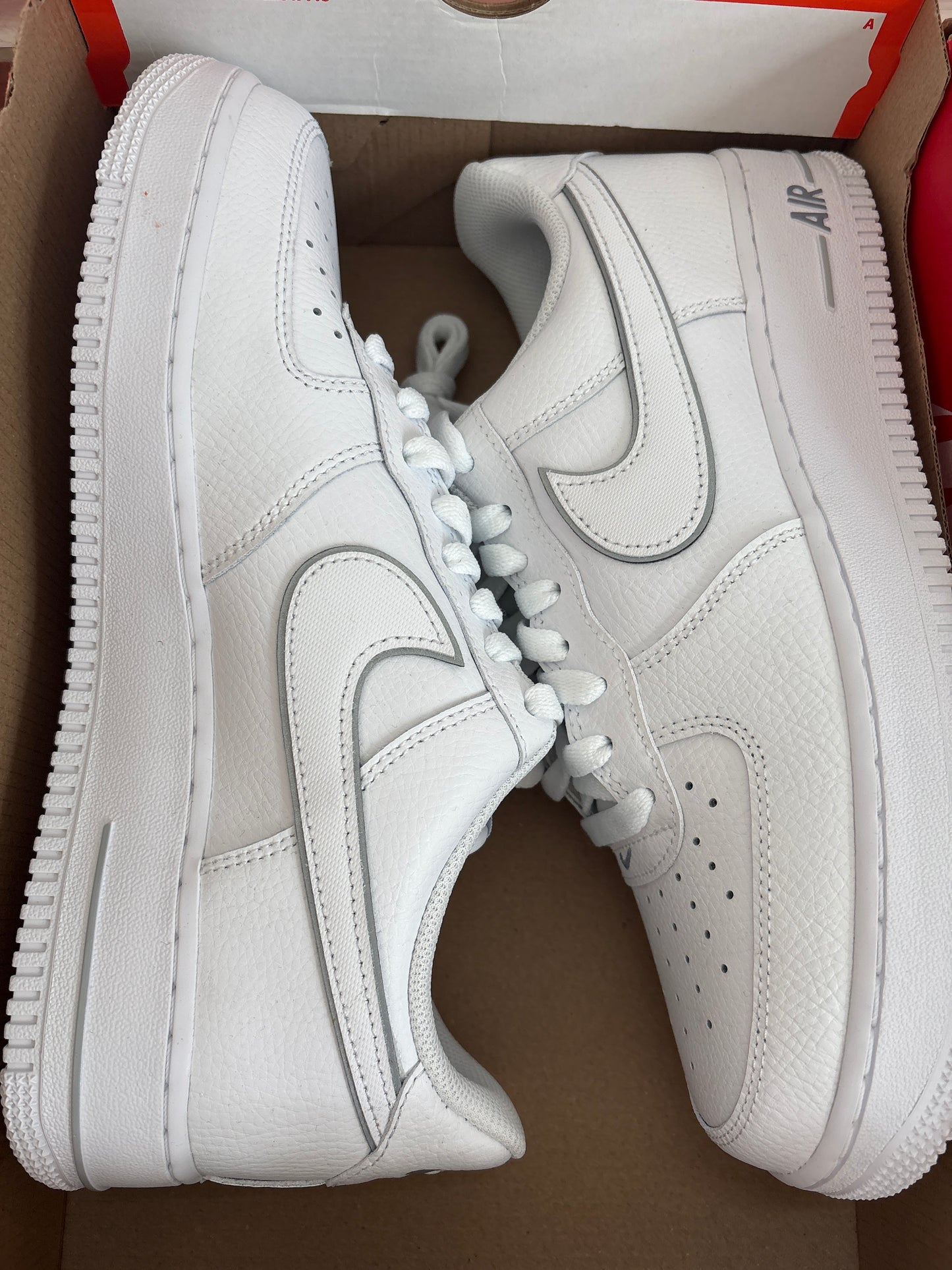 Nike Air Force 1 Gr. 43 weiss/grau