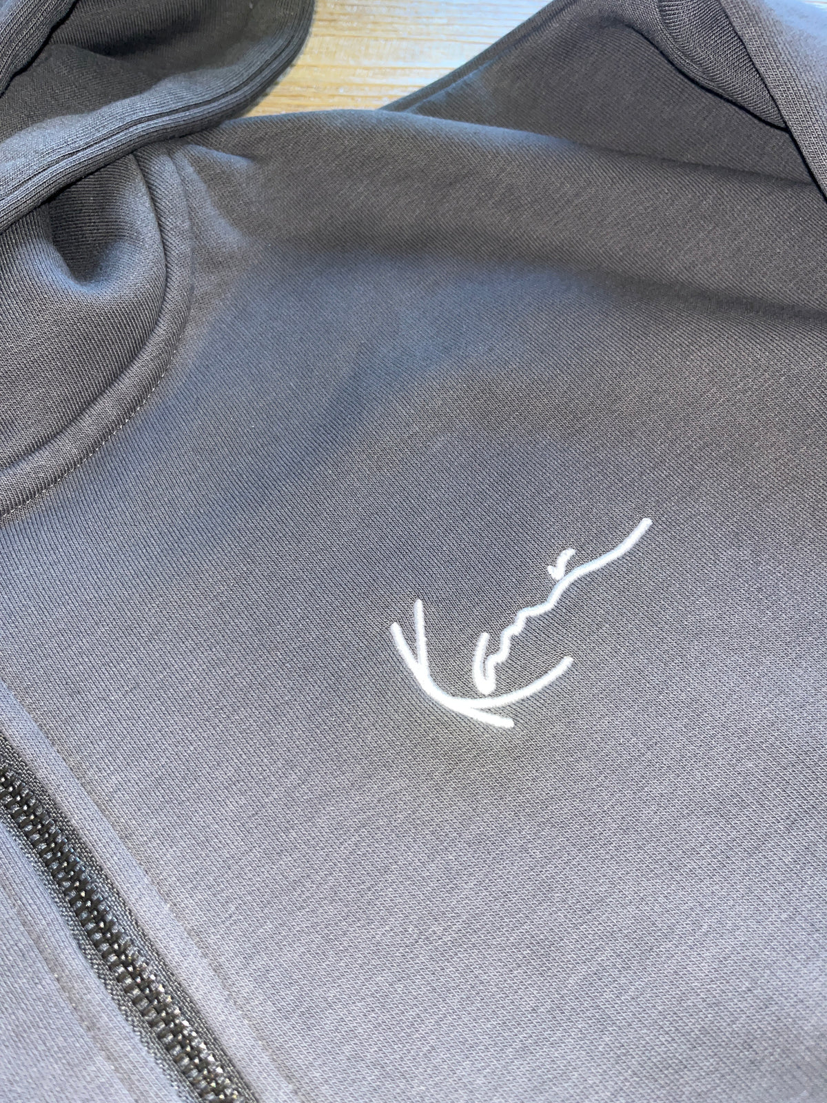 Karl Kani Joggingjacke in dunkelgrau, Größe wählbar