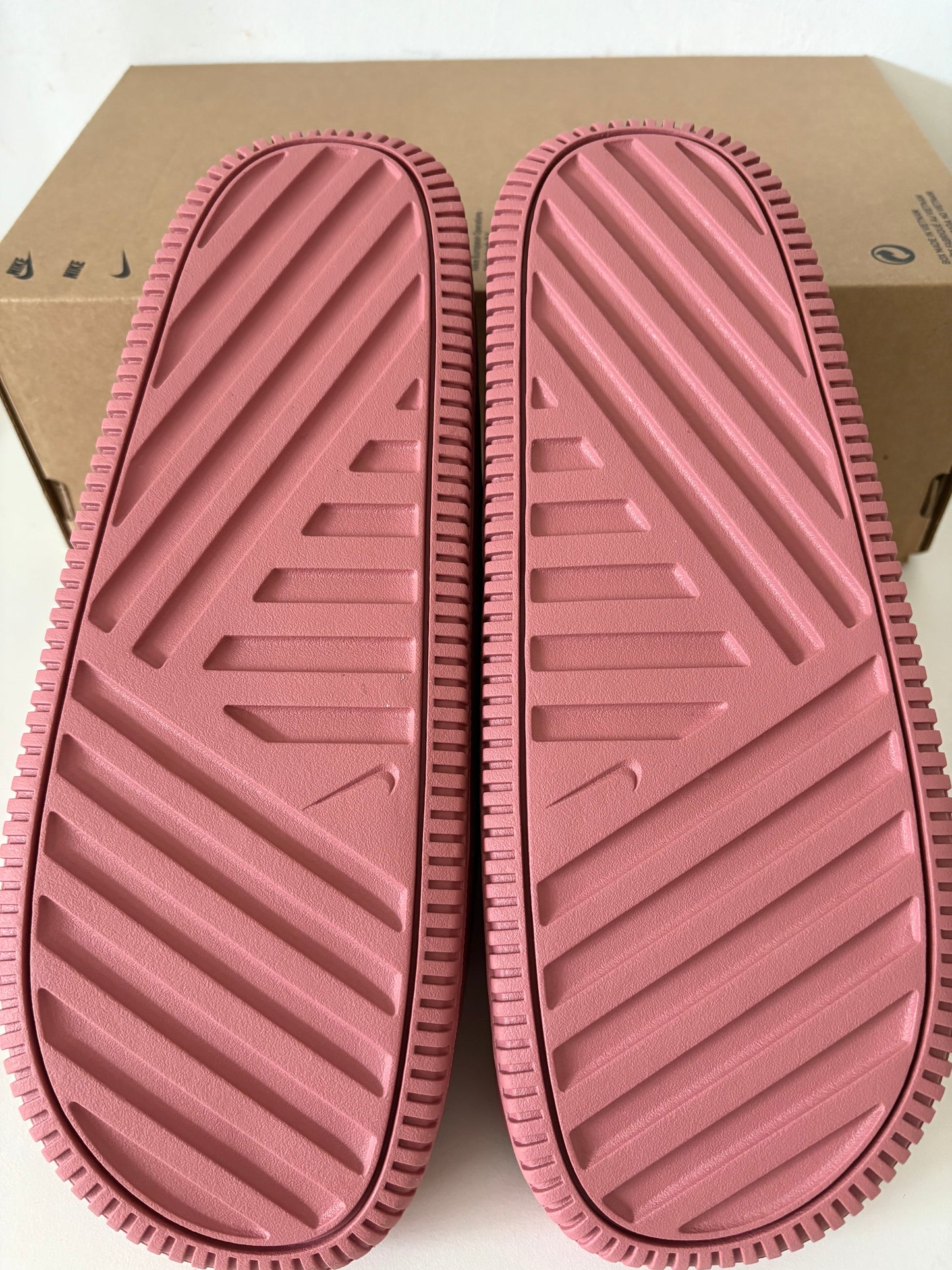 Nike Badelatschen Calm Slide, Größe 44,5 , Farbe altrosa