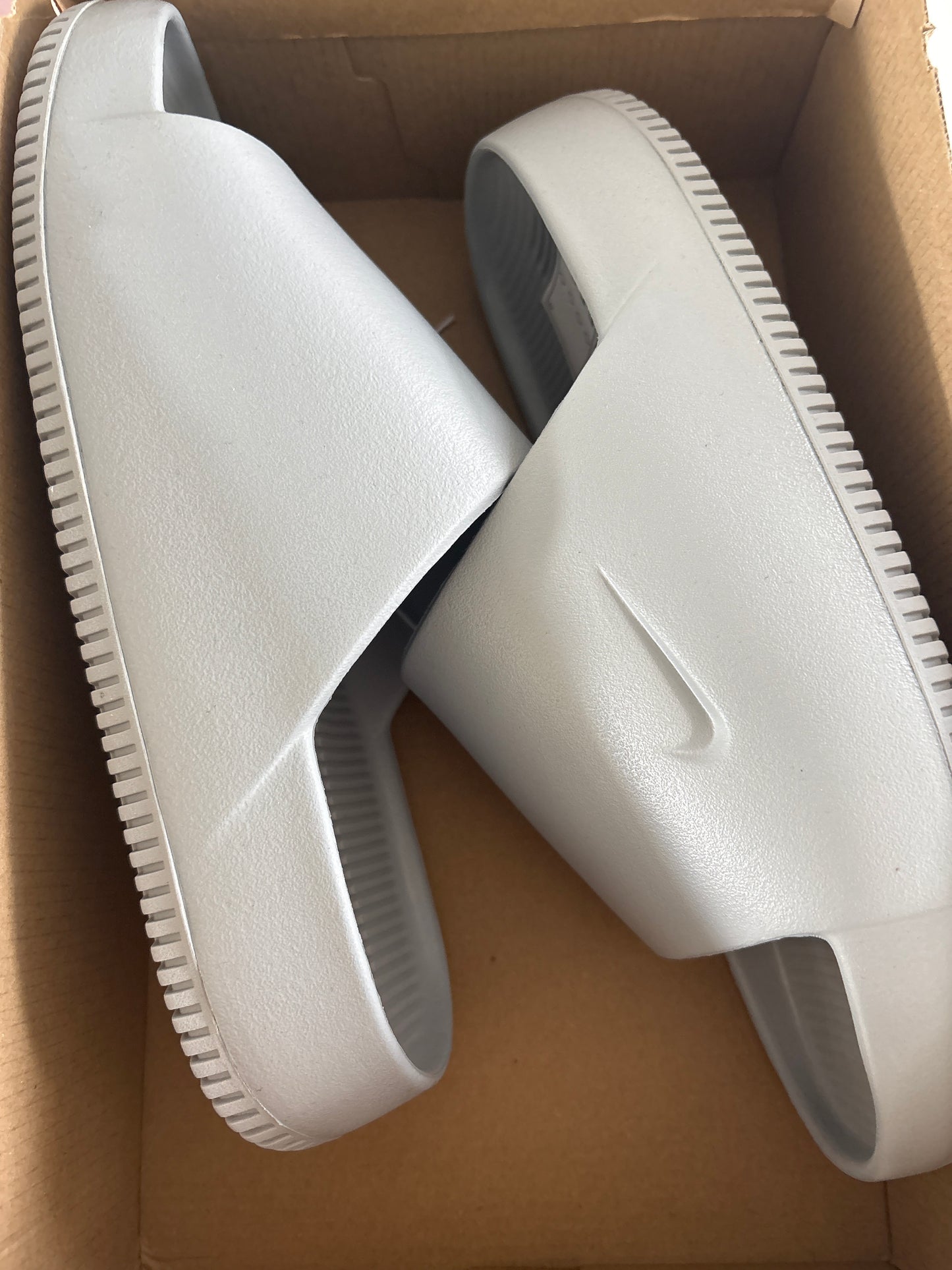 Nike Badelatschen Calm Slide, Größe wählbar , Farbe grau