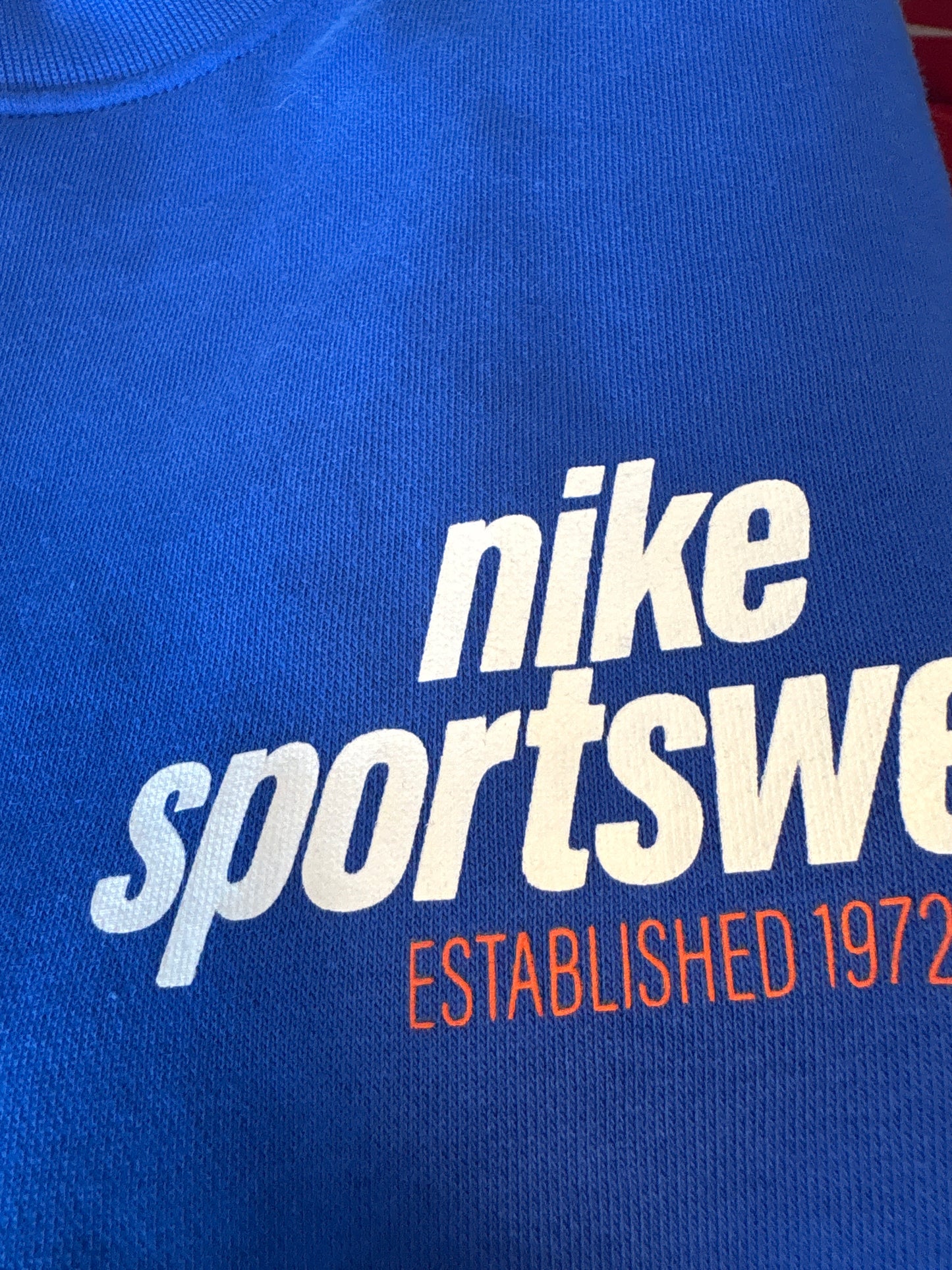 Nike Pulli Größe M in blau