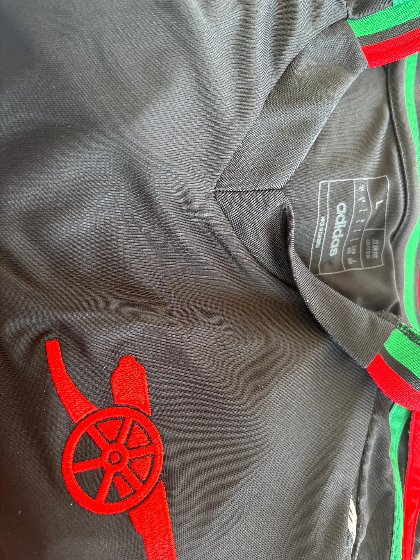 Adidas Trikot Arsenal London, rot/schwarz, Größe wählbar
