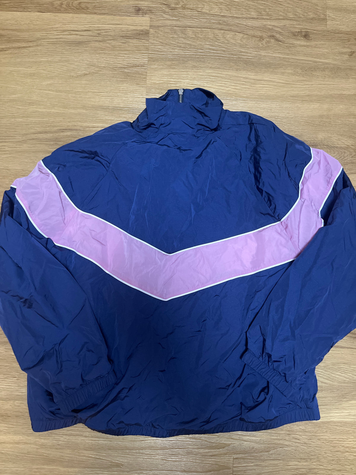 Nike Damen Jacke in dunkelblau/rosa, Größe XXL