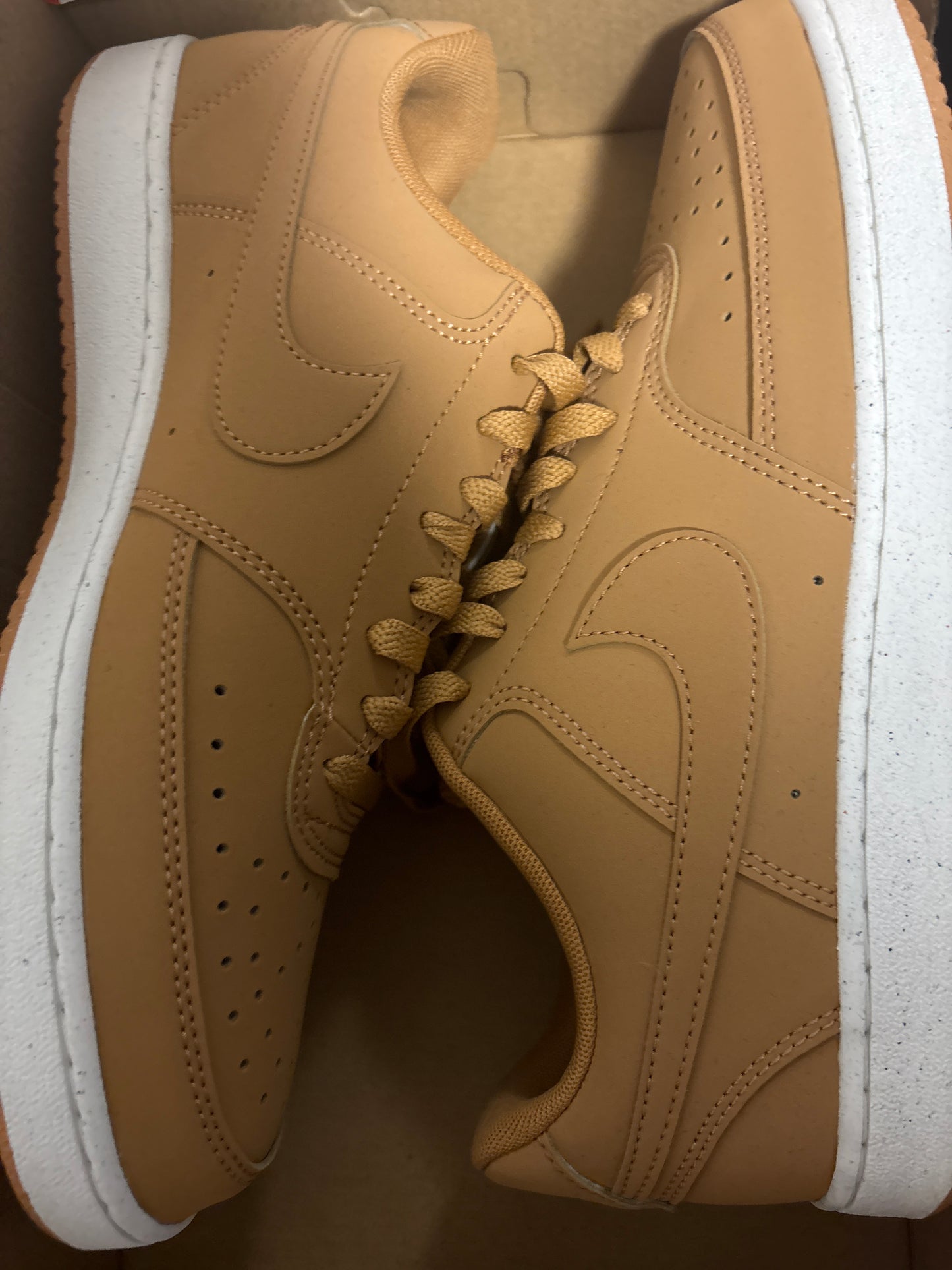 Nike Court Vision low, Gr. Wählbar in weiss/braun