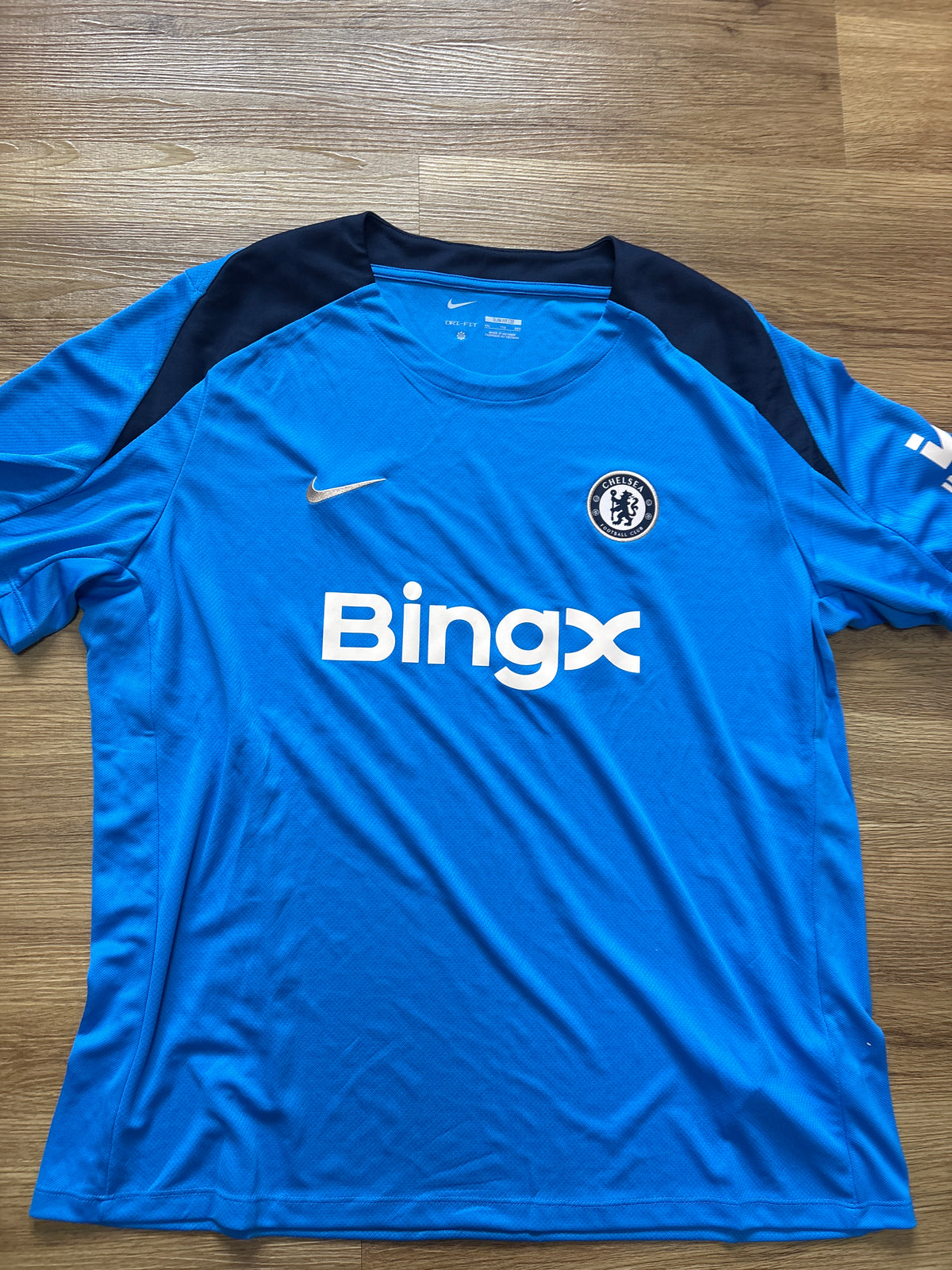 Nike FC Chelsea Trainingsshirt in blau/dunkelblau, Größe XXL