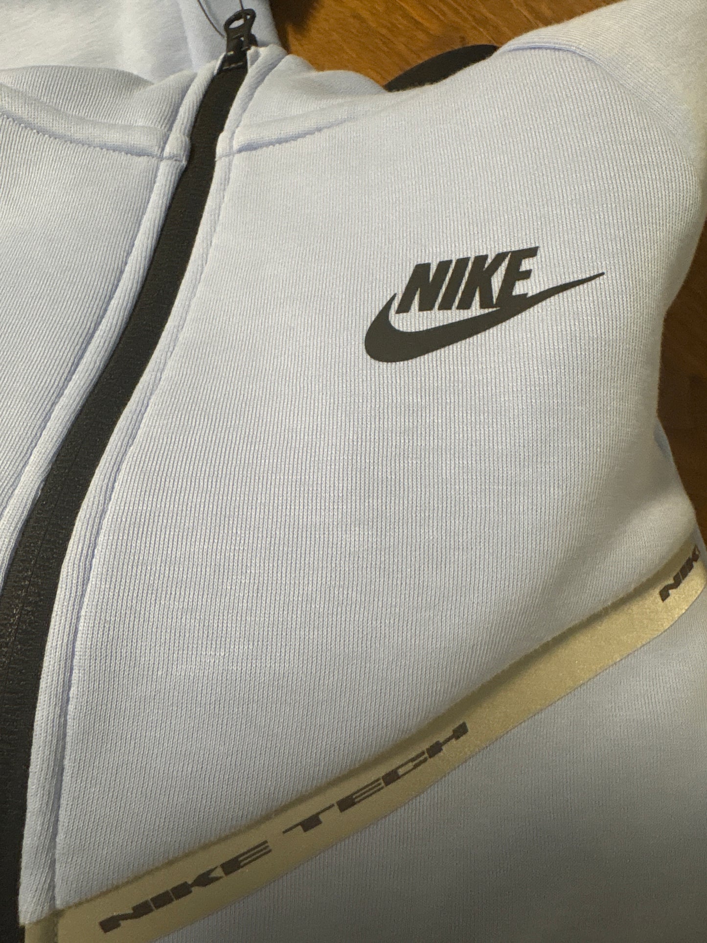 Nike Techfit Kinder hellblau/silber, Größe wählbar