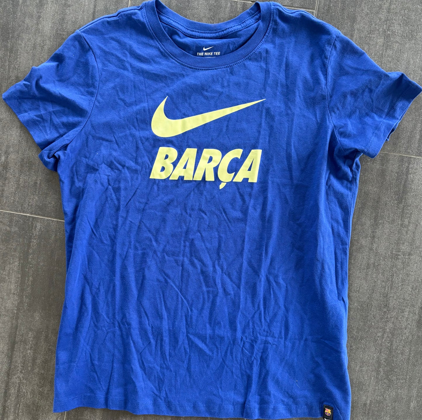 Nike Frauen Shirt, FC Barcelona, Größe wählbar in blau/gelb