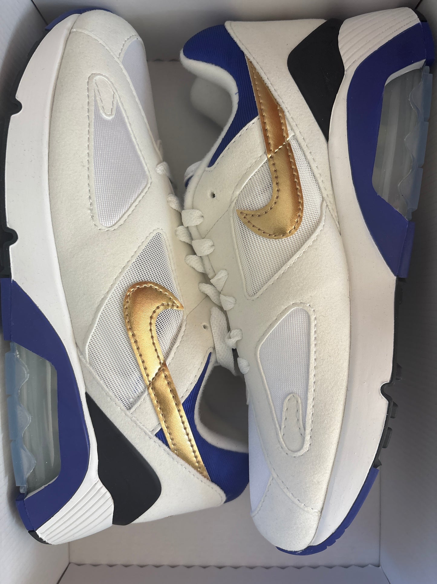 Nike Air 180, Gold/blau/creme, Größe 40
