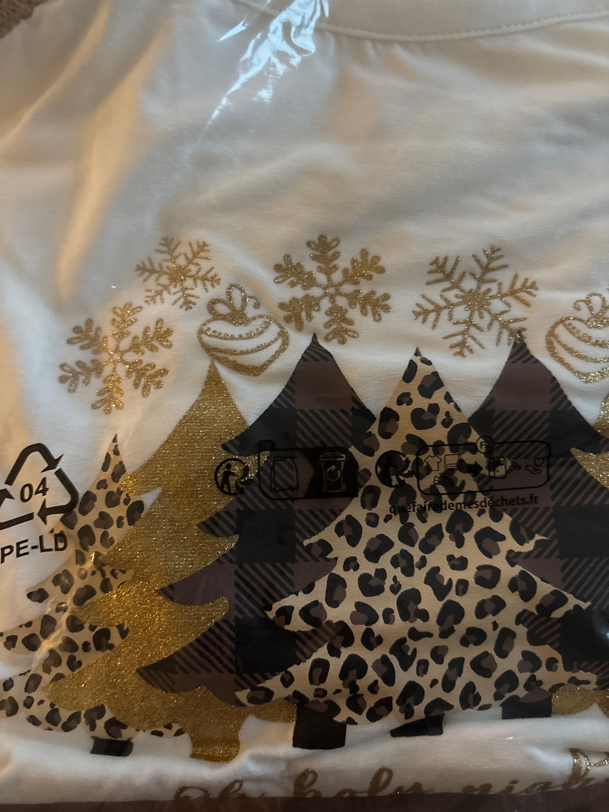 Weihnachtsoberteil, Größe 36/38