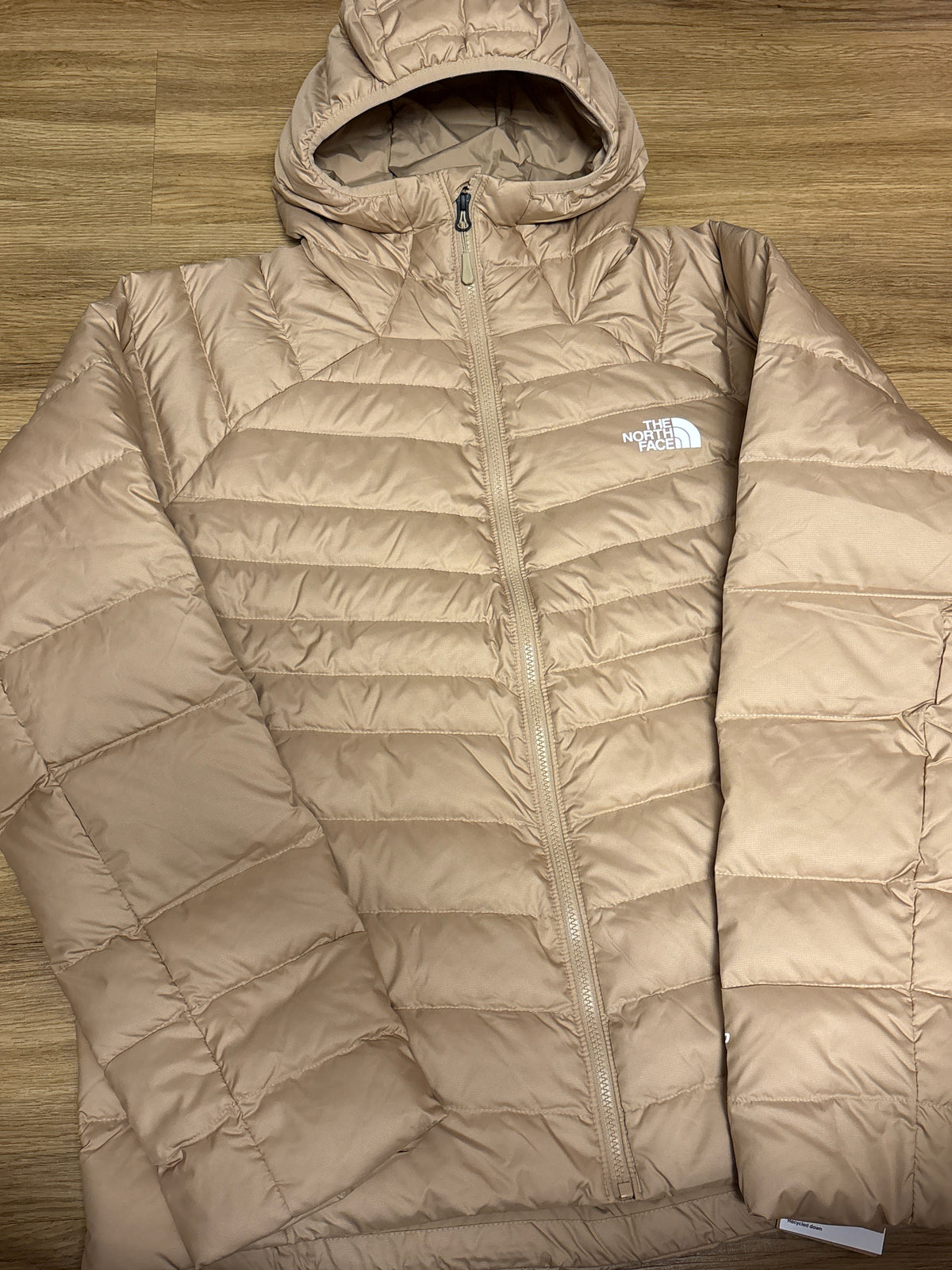 The North Face Herren Daunenjacke, 600er Daunendichte in beige, Größe XL