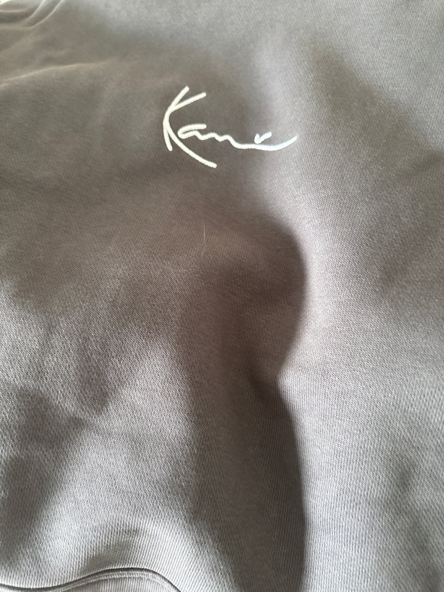 Karl Kani Hoodie in dunkelgrau, Größe XL
