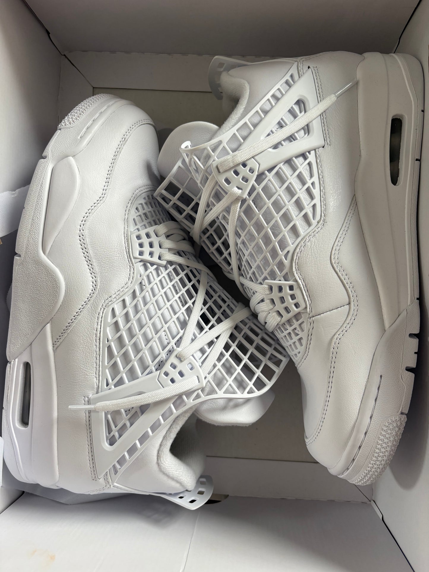 Nike Jordan 4 Net in weiss, Größe 44