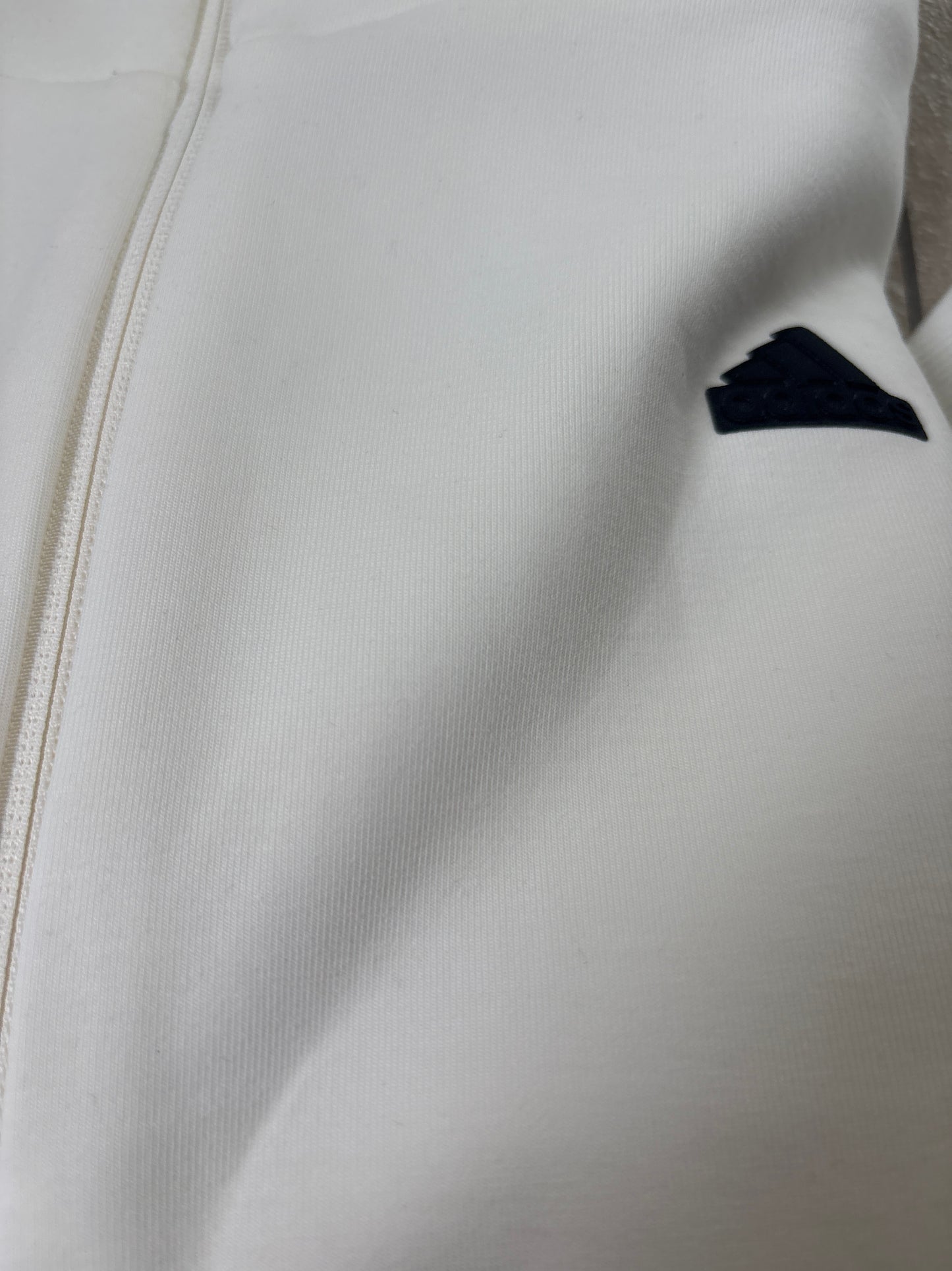 Adidas Damen Tech-Joggingjacke creme, Größe wählbar