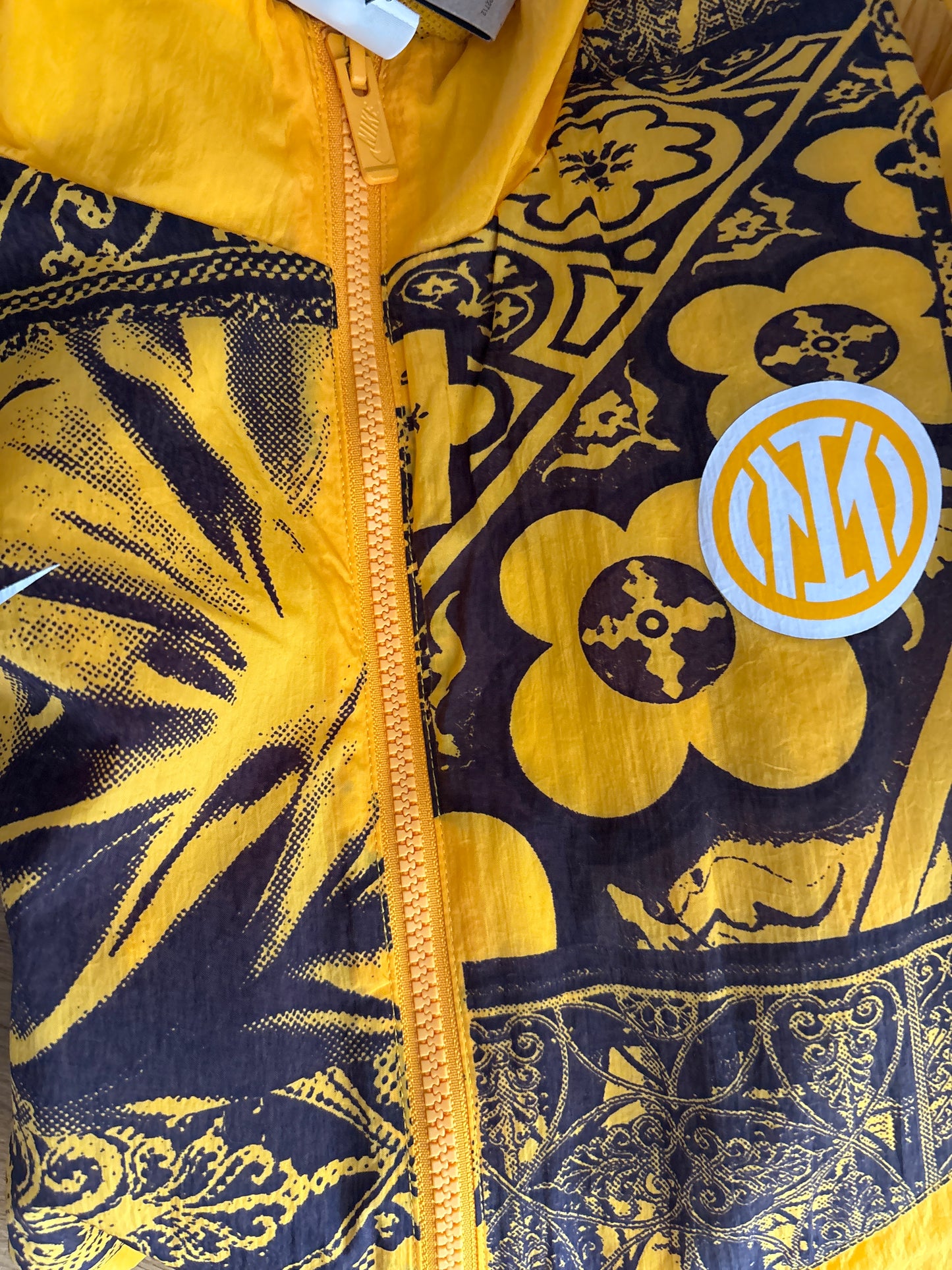 Nike Inter Jacke, gelb, Größe XL
