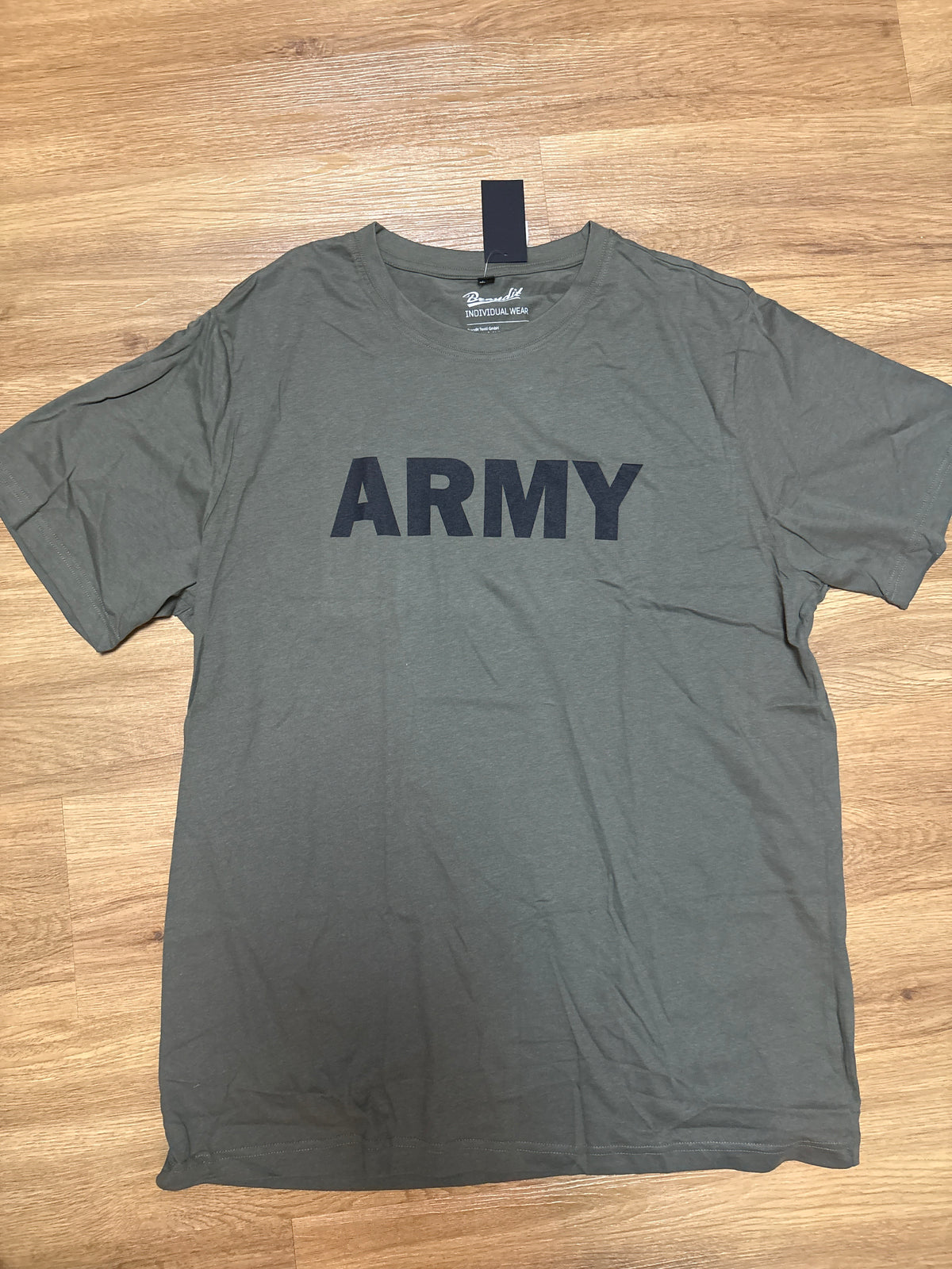 Brandit Army Shirt, khaki grün, Größe wählbar
