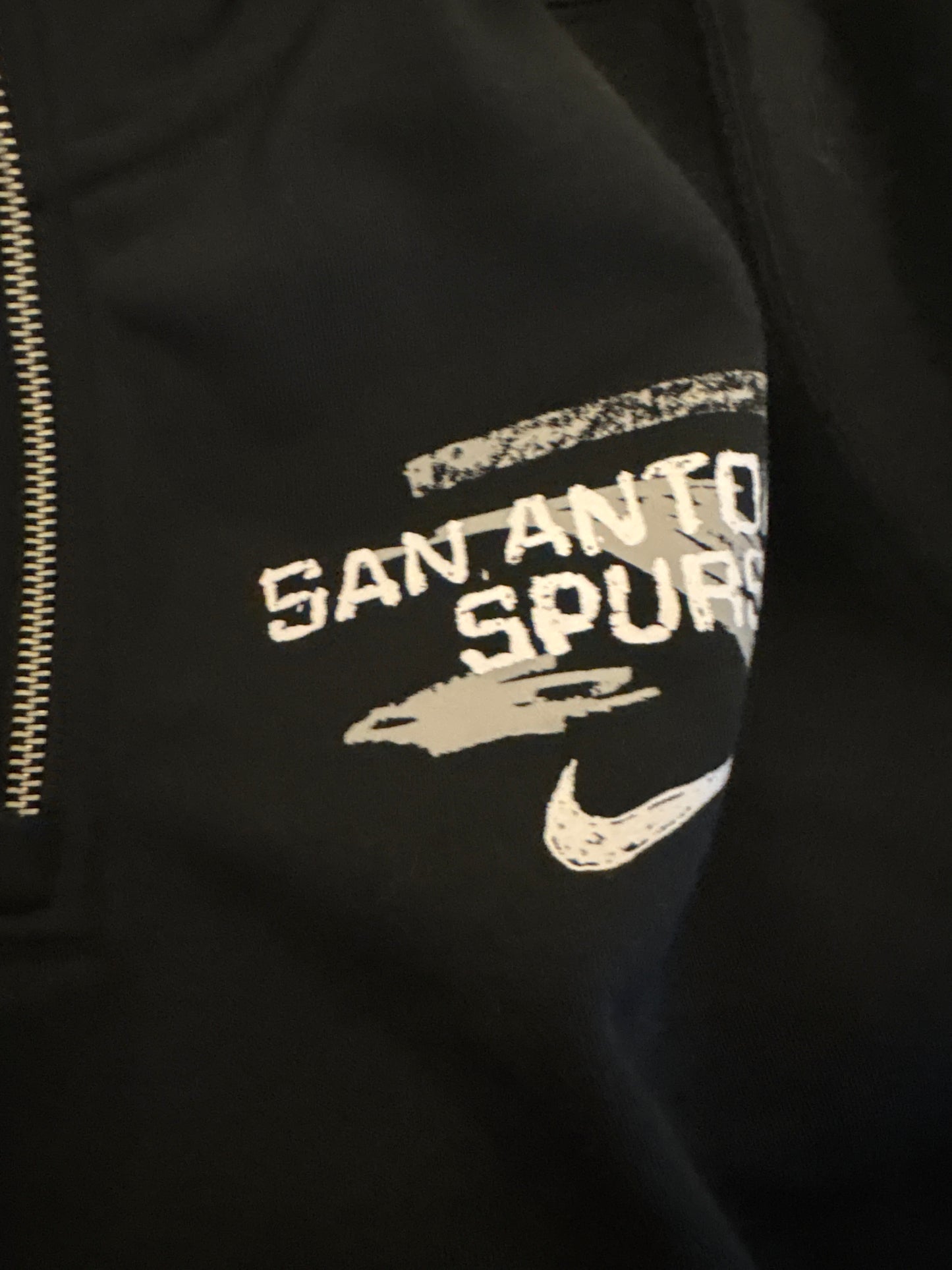 Nike Nba Zipper San Antonio Spurs schwarz , Größe L