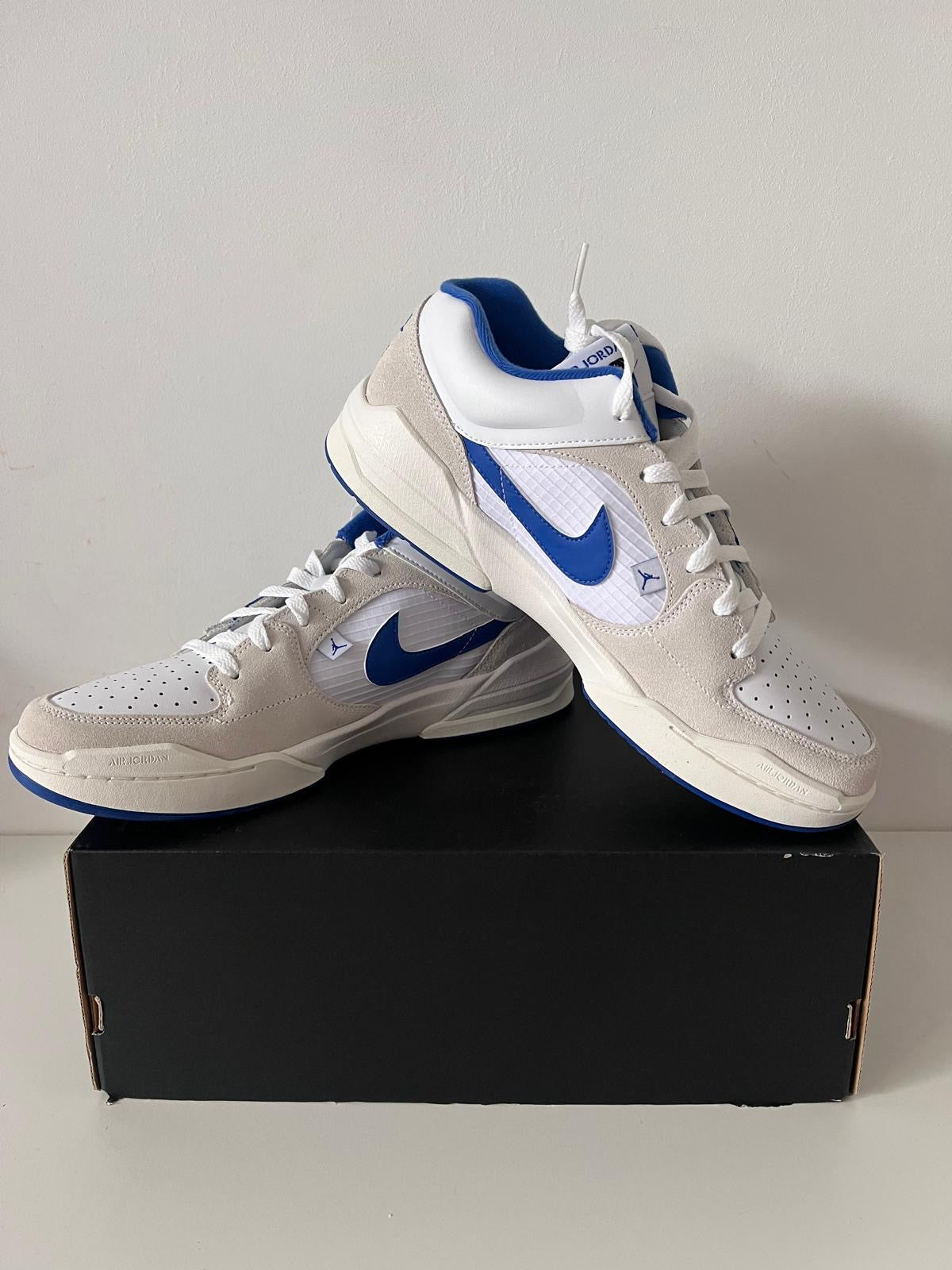 Nike Jordan Stadium 90 in weiss/blau, Größe wählbar