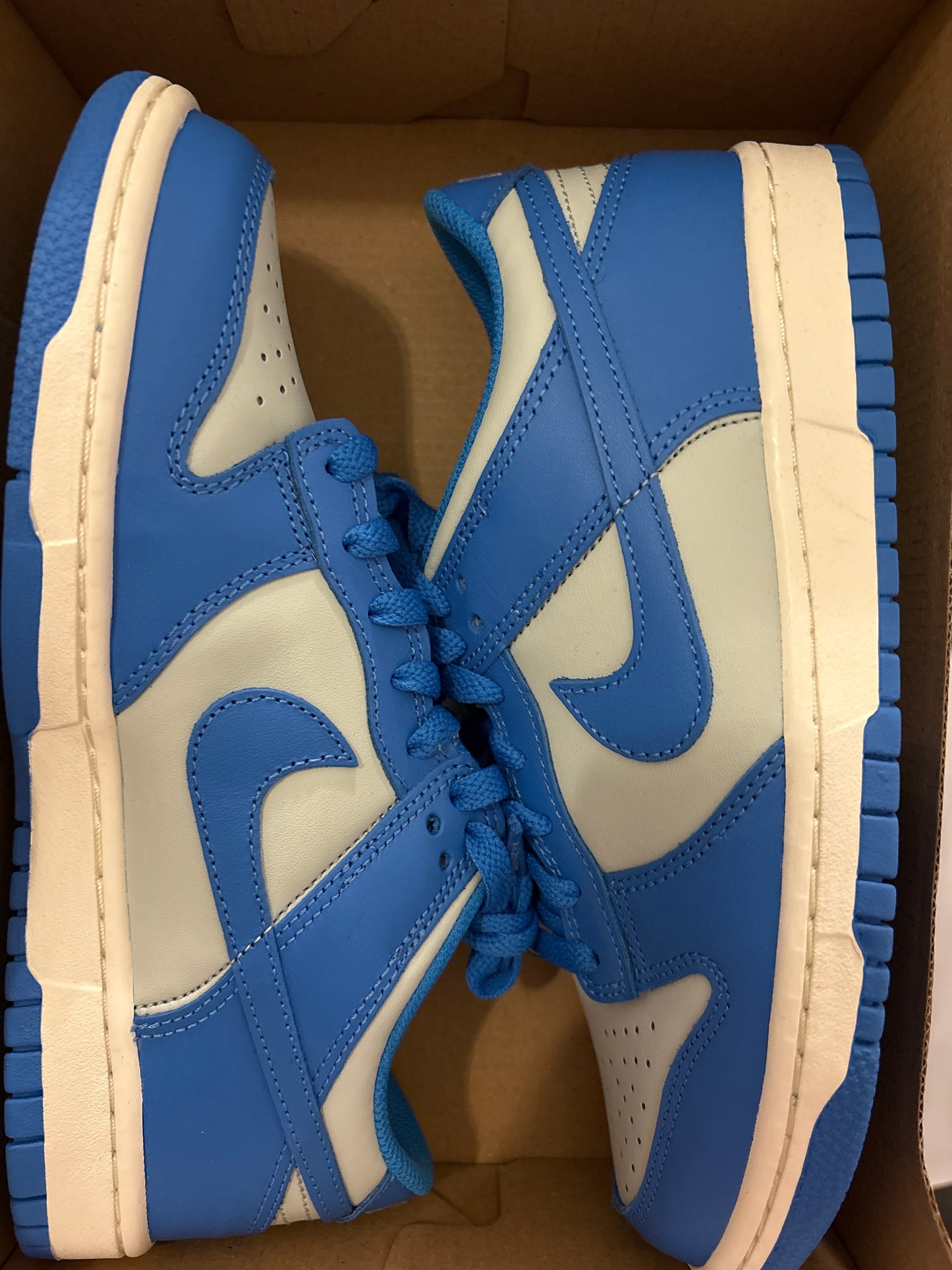 Nike Dunk low blau/hellblau, Größe 38,5