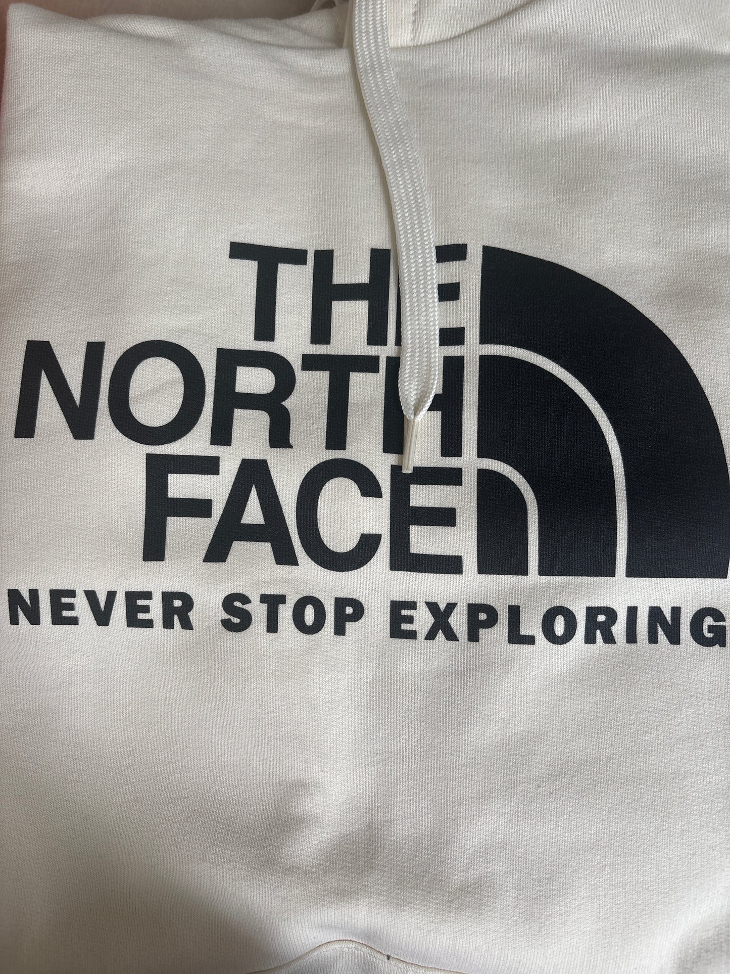 North Face Hoodie creme, Größe wählbar