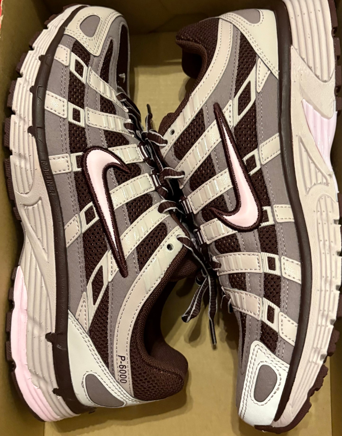 Nike P 6000 in braun/grau/rosa, Größe wählbar
