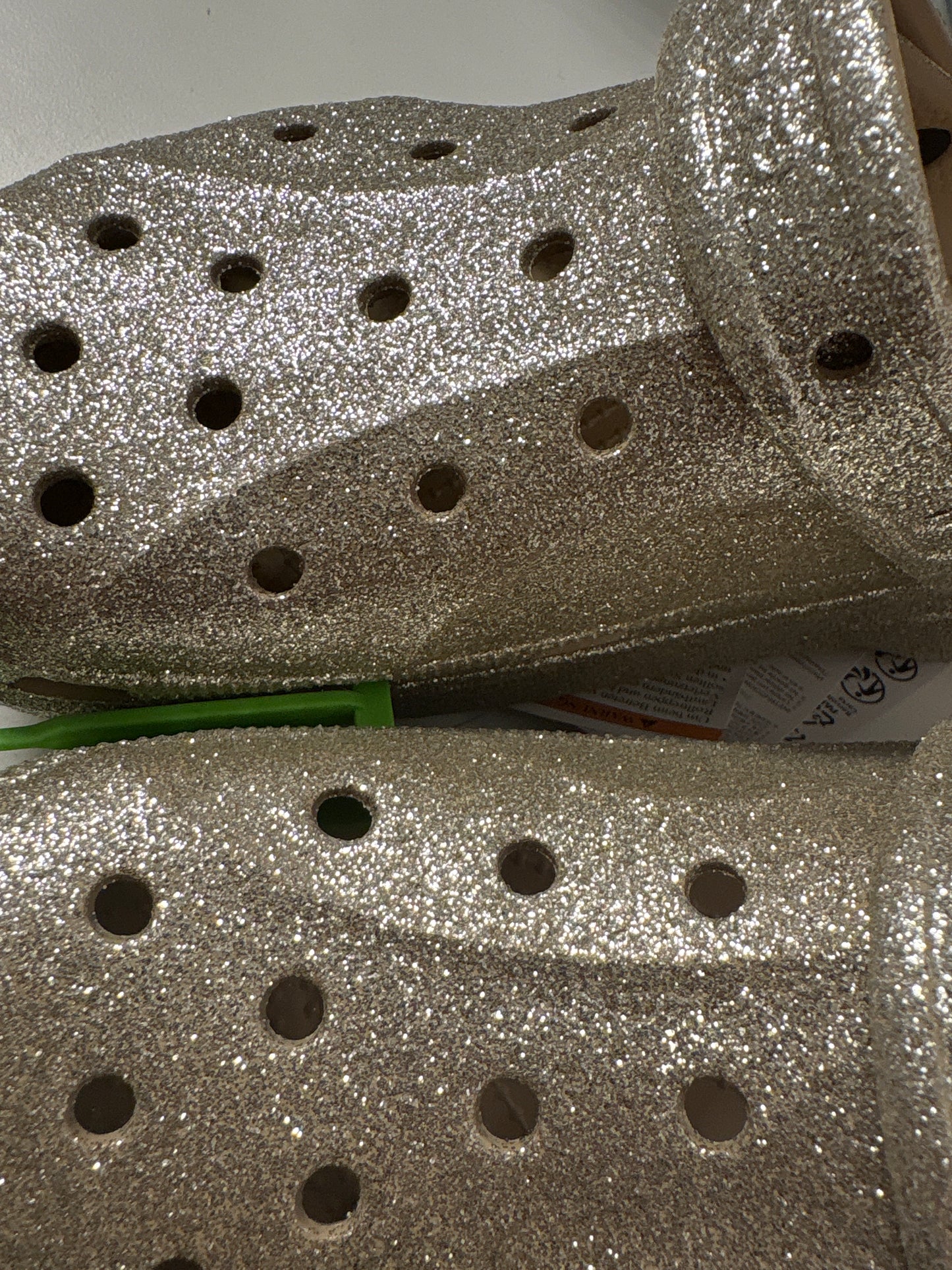 Crocs Glitzer, Größe wählbar