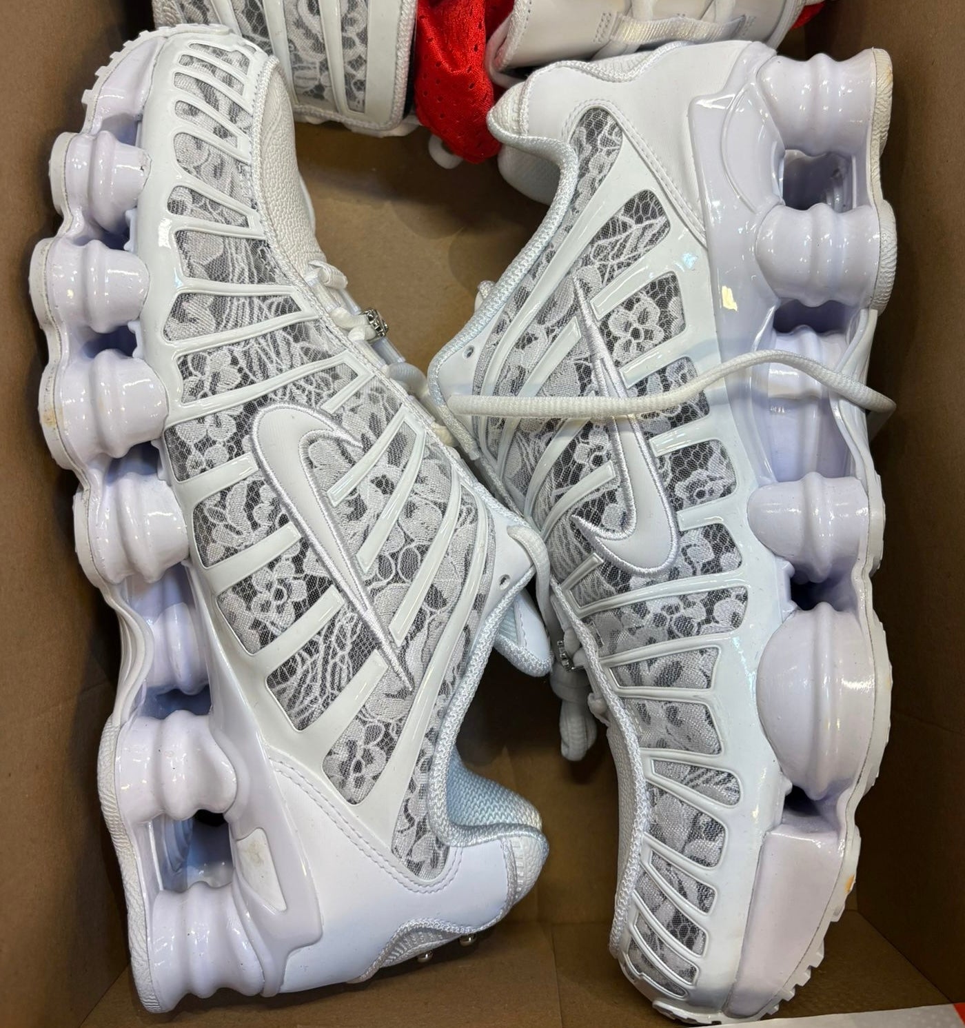 Nike Shox TL in weiss ( Sonder Edition ) , Größe wählbar