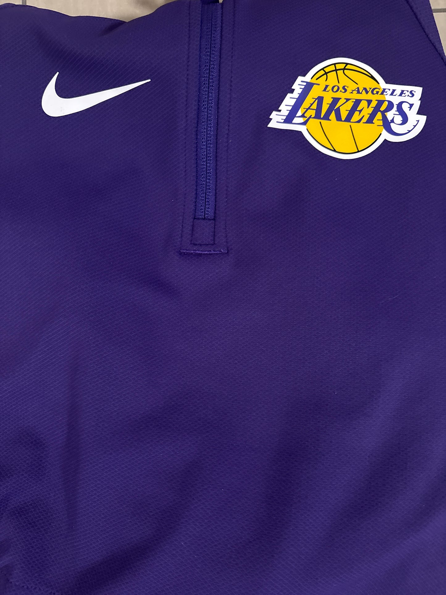 Nike NBA Zipper Los Angeles Lakers, Größe wählbar in lila/gelb