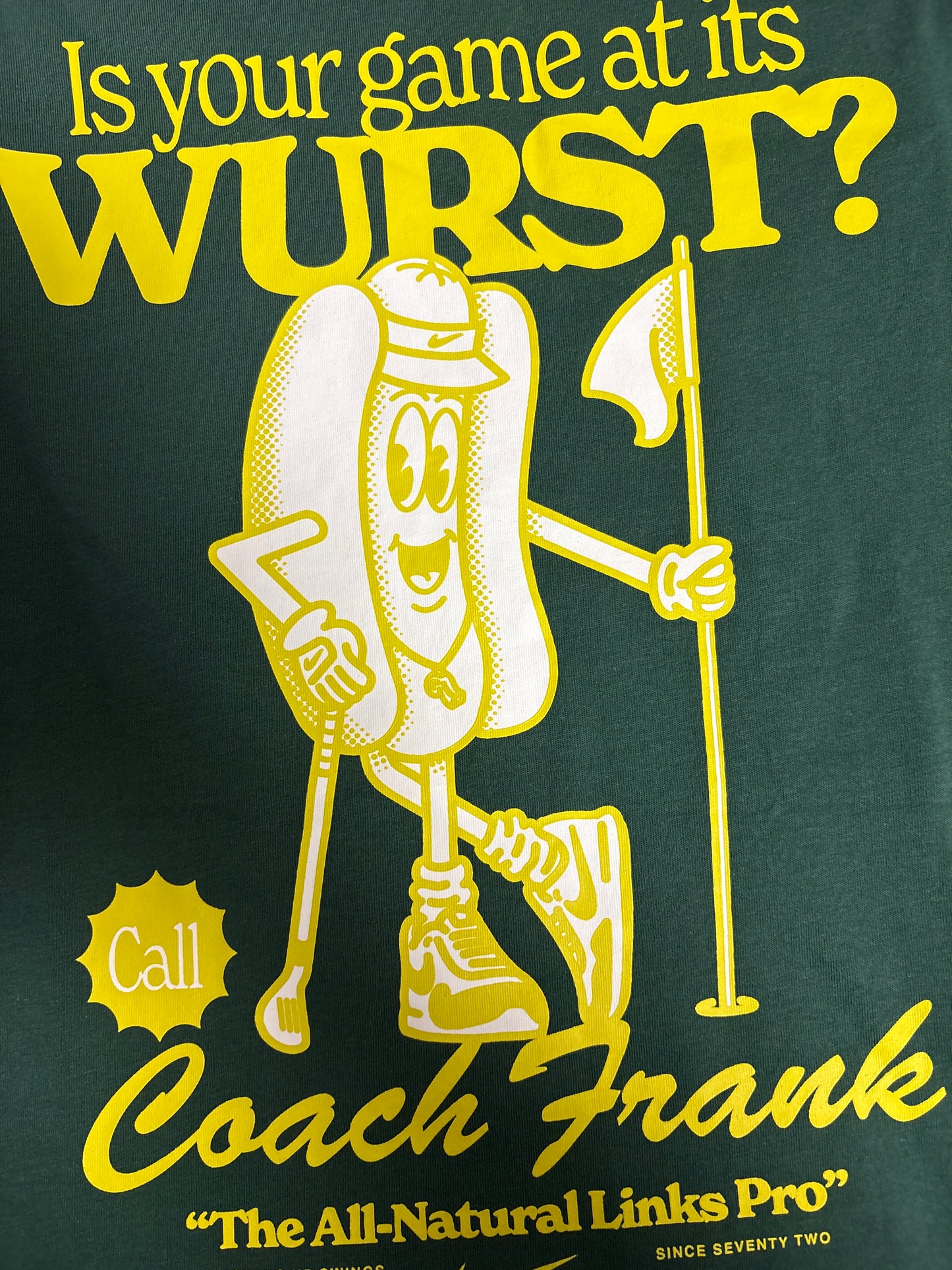 Nike Shirt Wurst grün, Größe XS