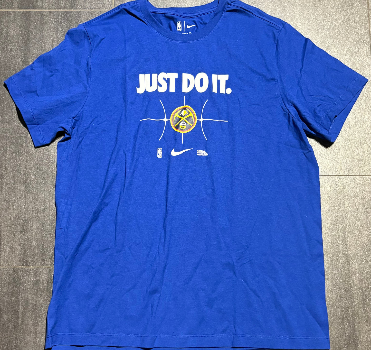 Nike NBA Shirt Denver Nuggets , Größe wählbar in blau