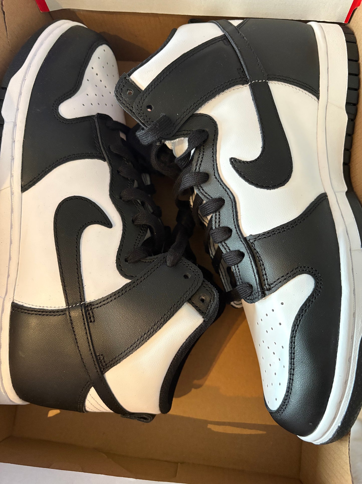 Nike Dunk High, schwarz/weiss, Größe wählbar