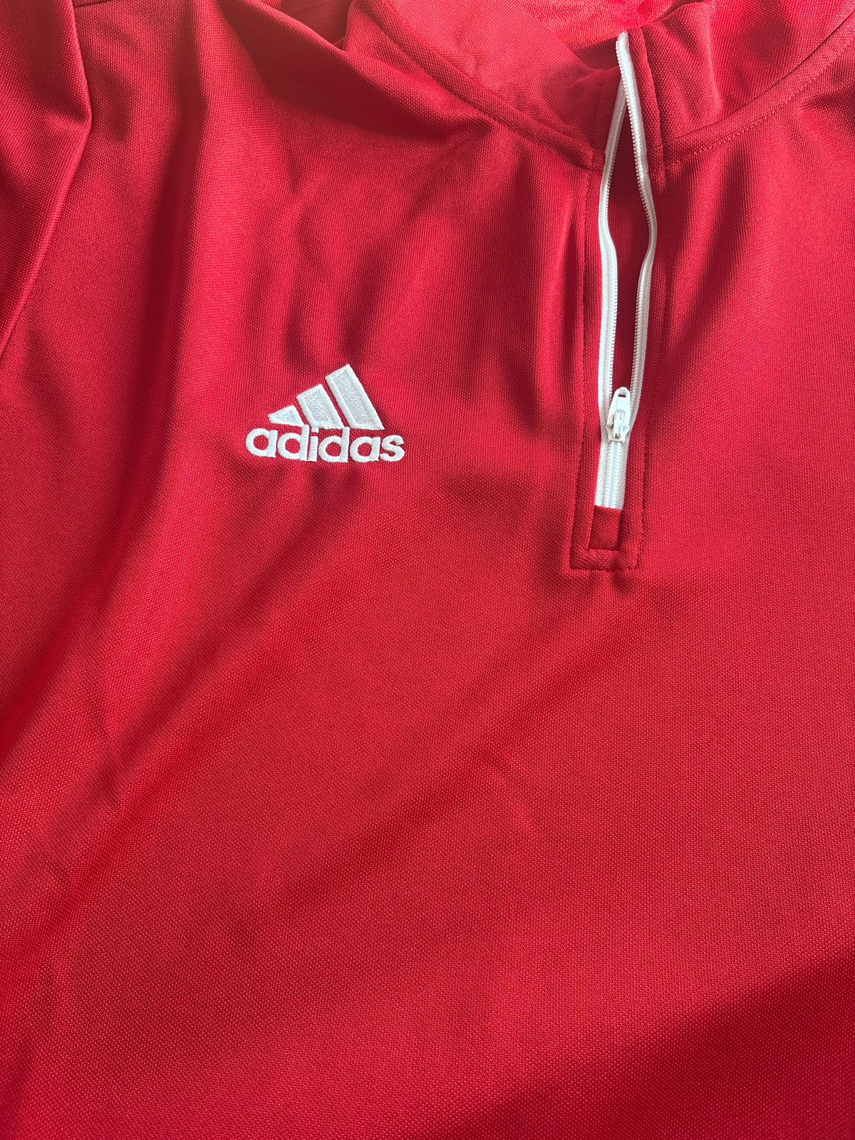 Adidas Sportzipper in rot, Größe wählbar