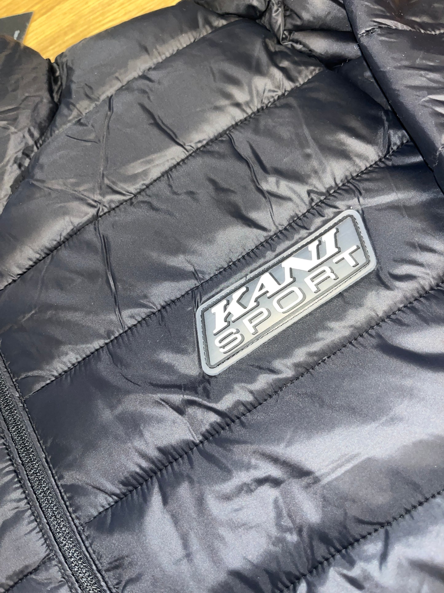 Karl Kani Steppjacke in schwarz, Größe L
