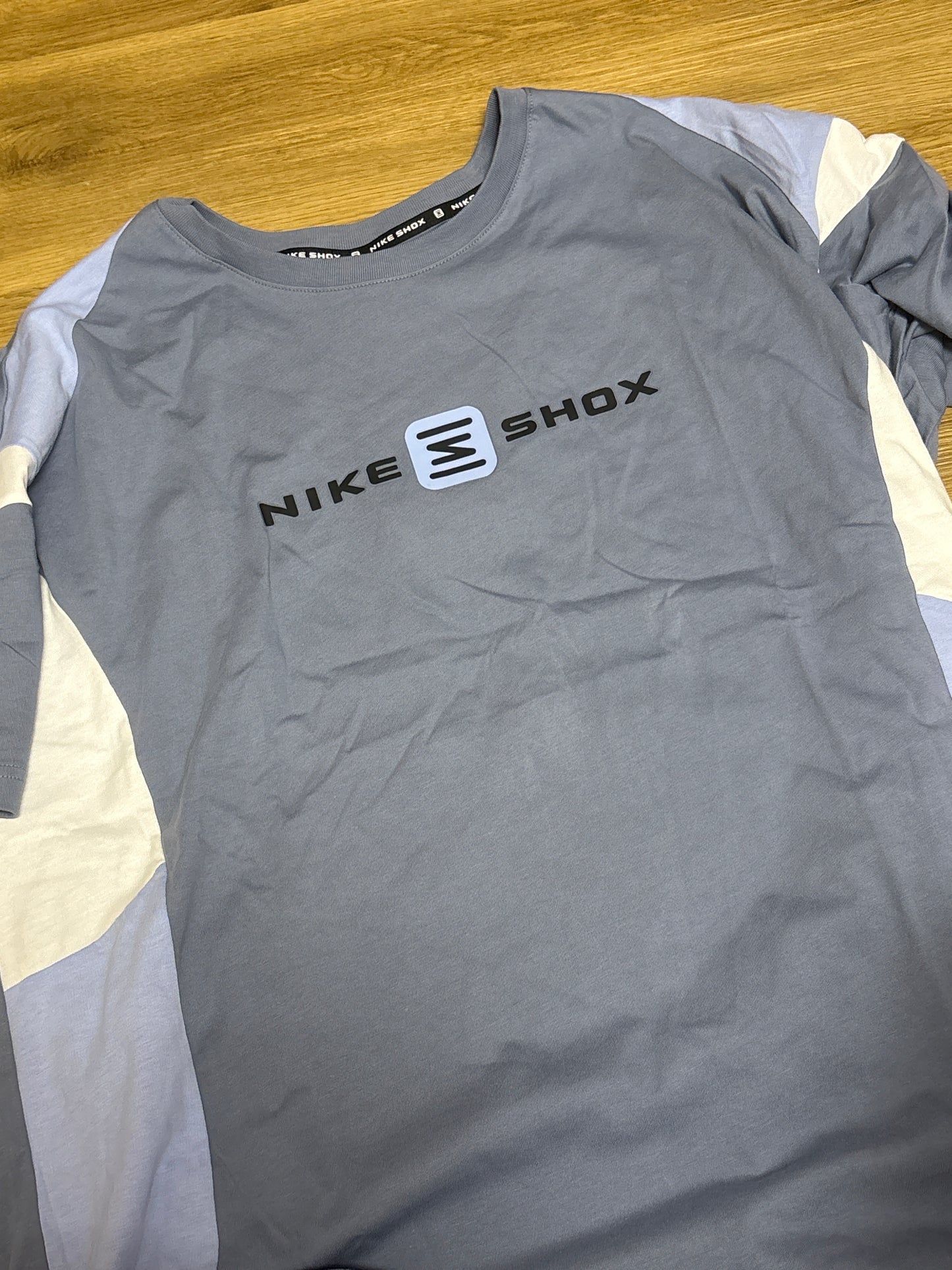 Nike Shox Tshirt in Blautönen, Größe wählbar
