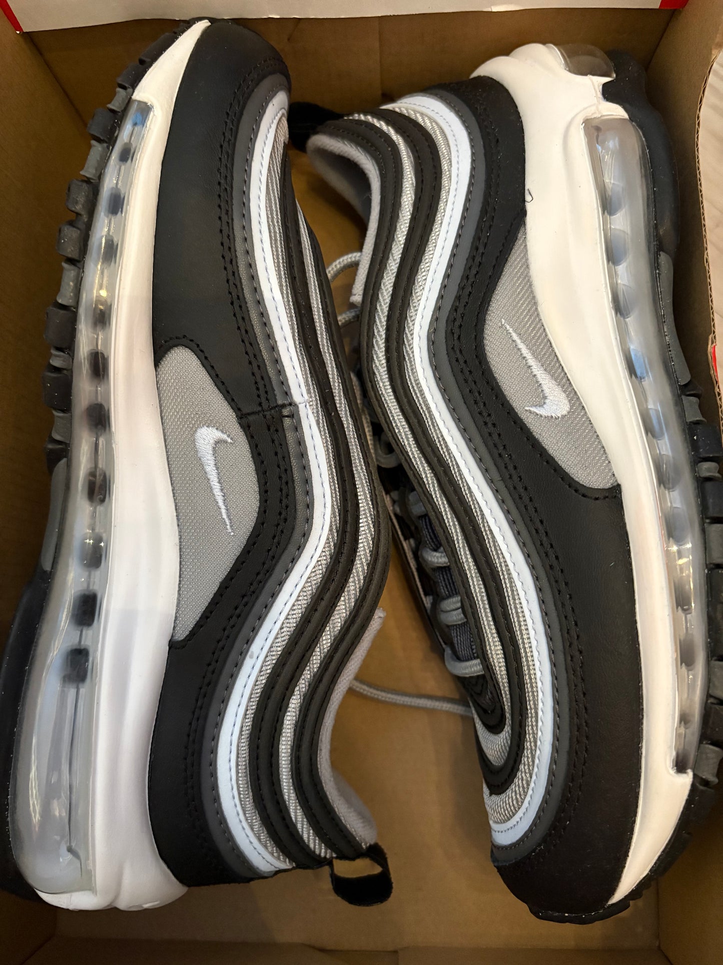 Nike AirMax 97 schwarz/grau/silber Größe 38,5